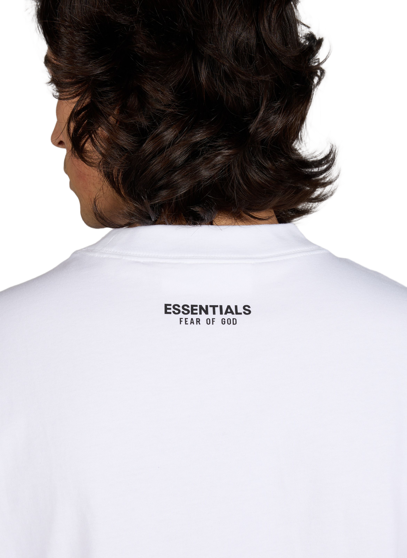 Loose-fit logo cotton T-shirt FEAR OF GOD ESSENTIALS Beige