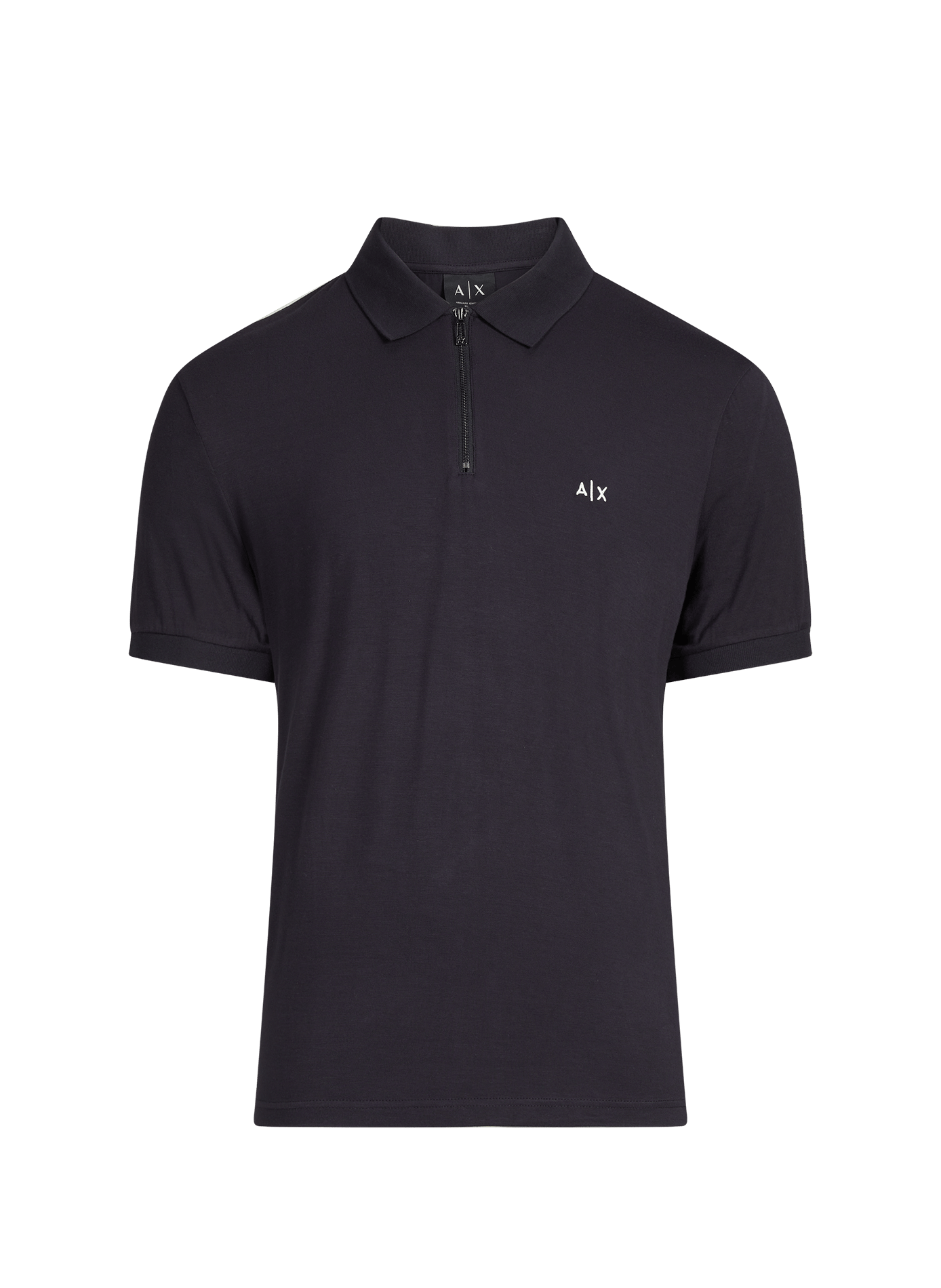 Polo à col zippé ARMANI EXCHANGE Bleu