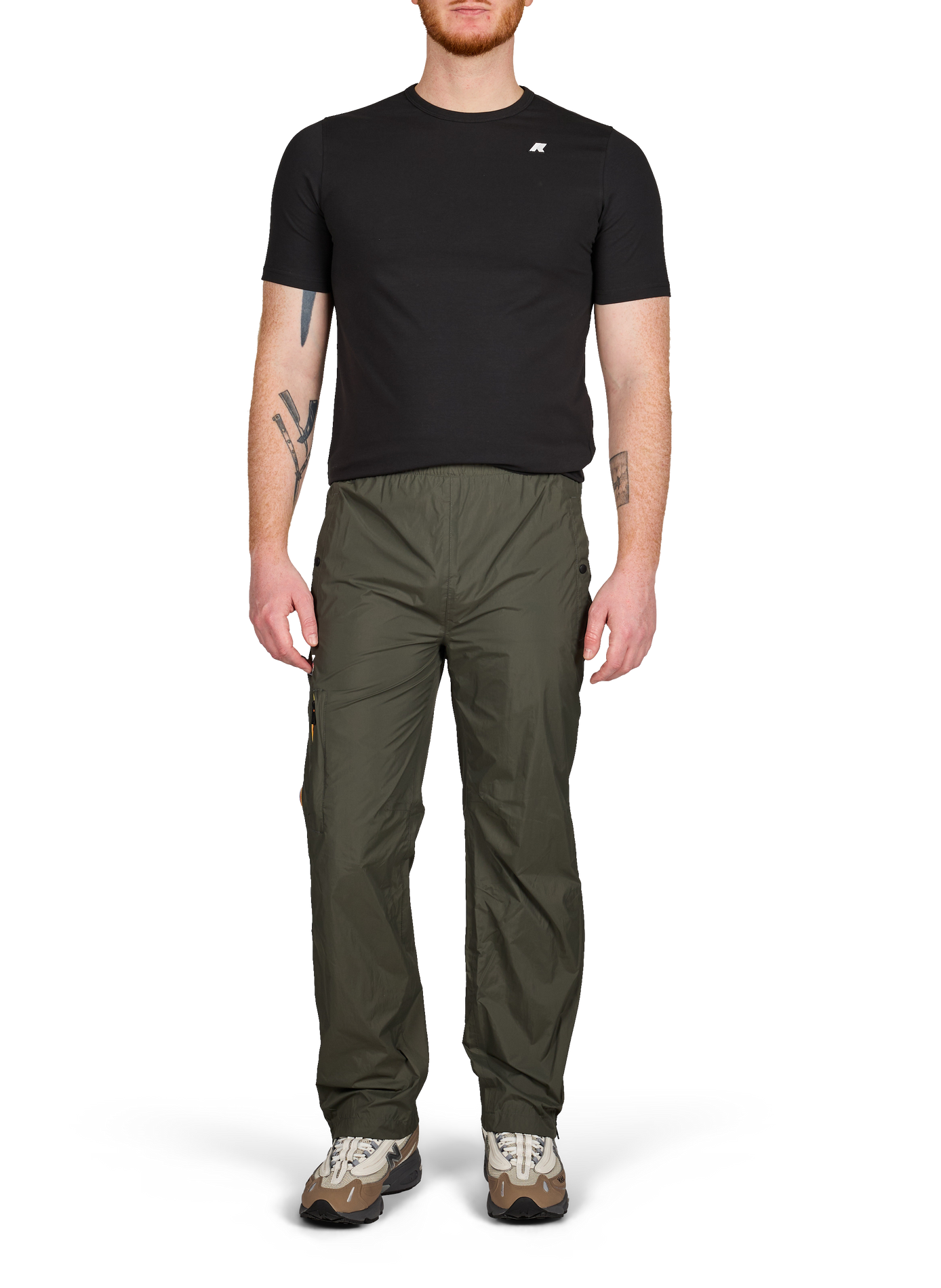 Cotton Jersey T-shirt K-WAY Black