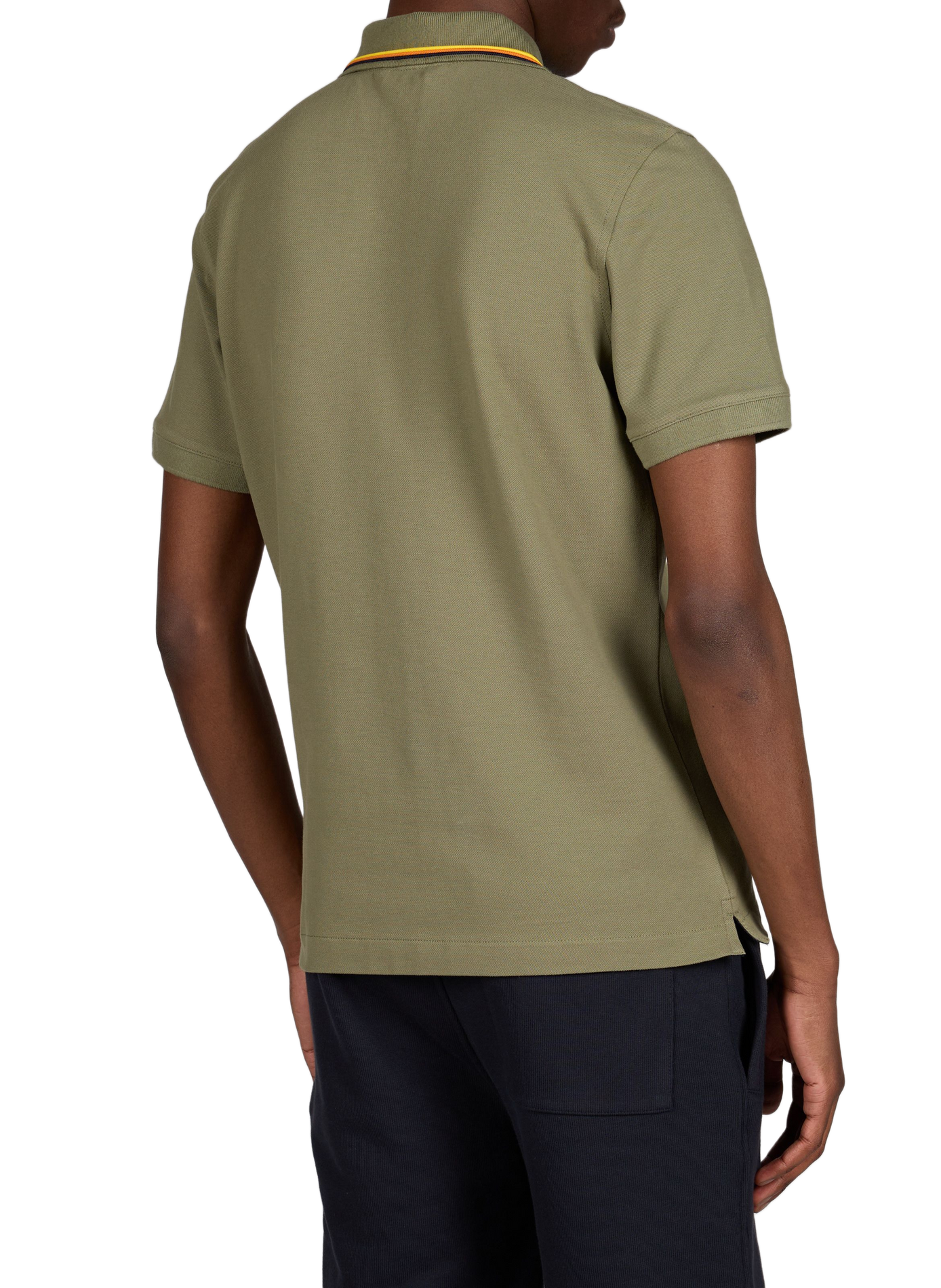 Polo manches courtes en coton mélangé K-WAY Vert