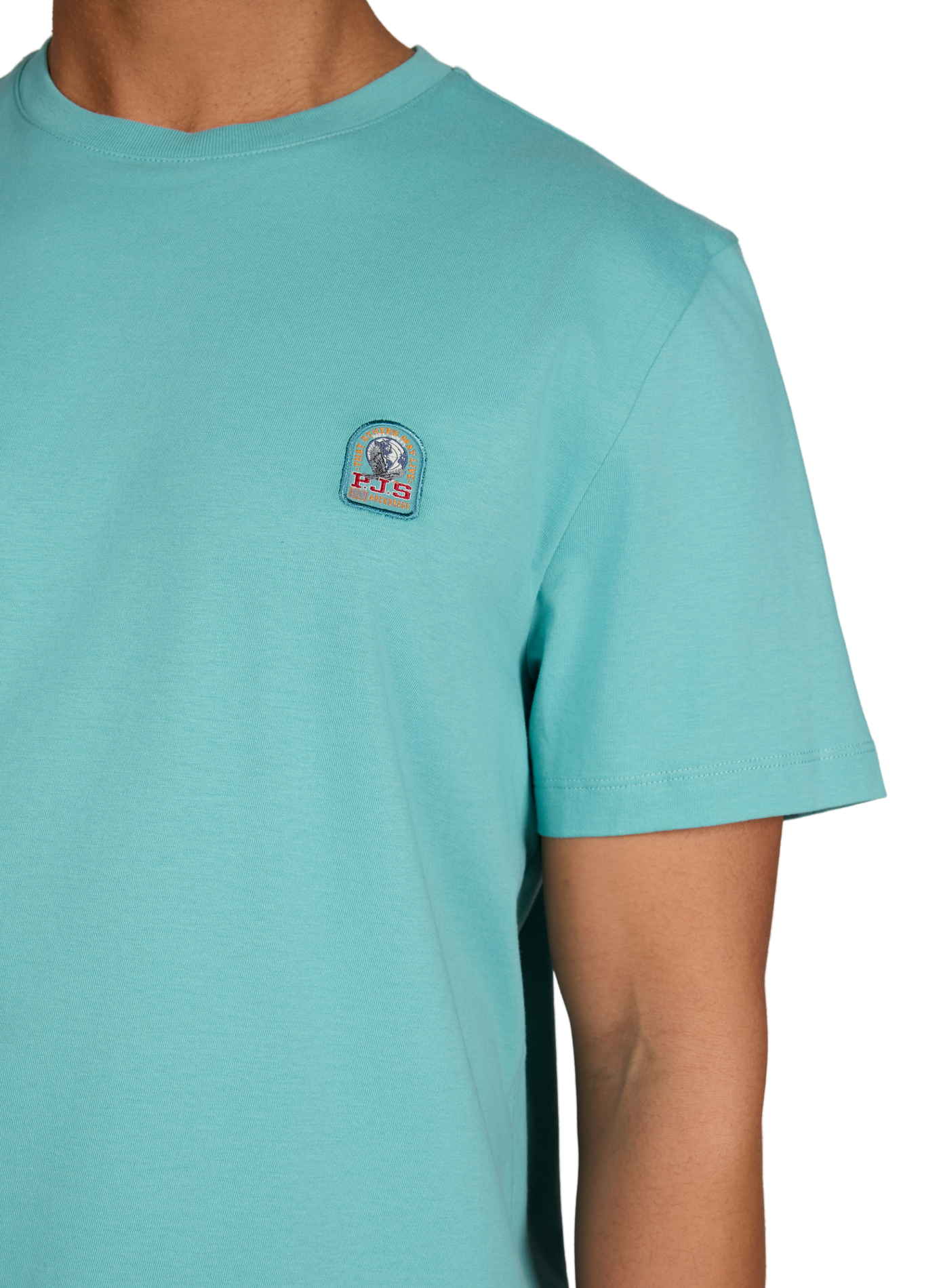 T-shirt Patch Tee in cotton PARAJUMPERS Blue