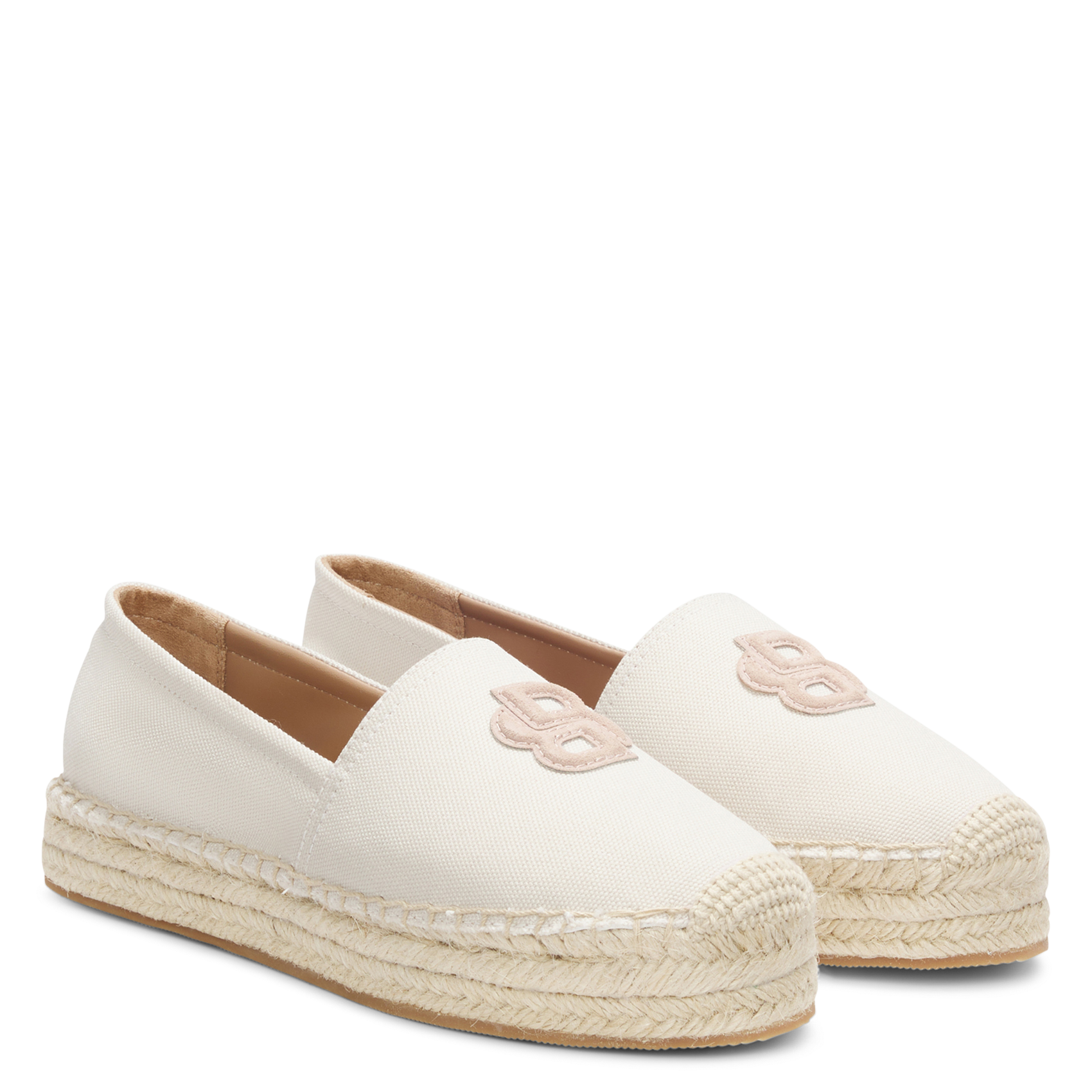 Espadrilles en toile BOSS Beige