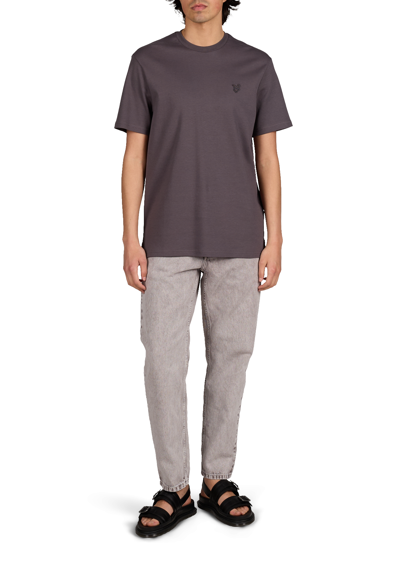 T-shirt en coton LYLE & SCOTT Gris