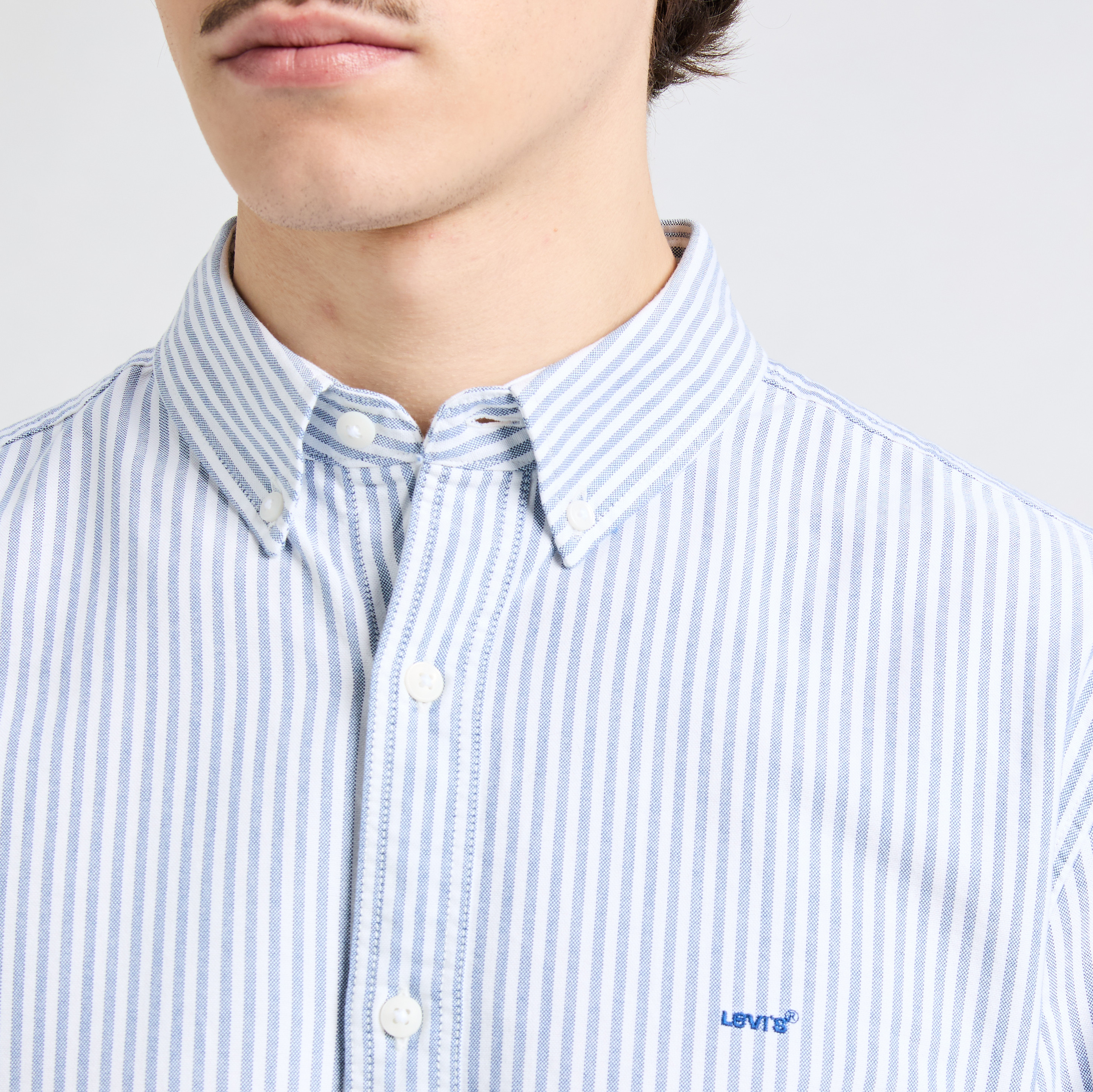 Chemise denim en coton  LEVI'S Bleu