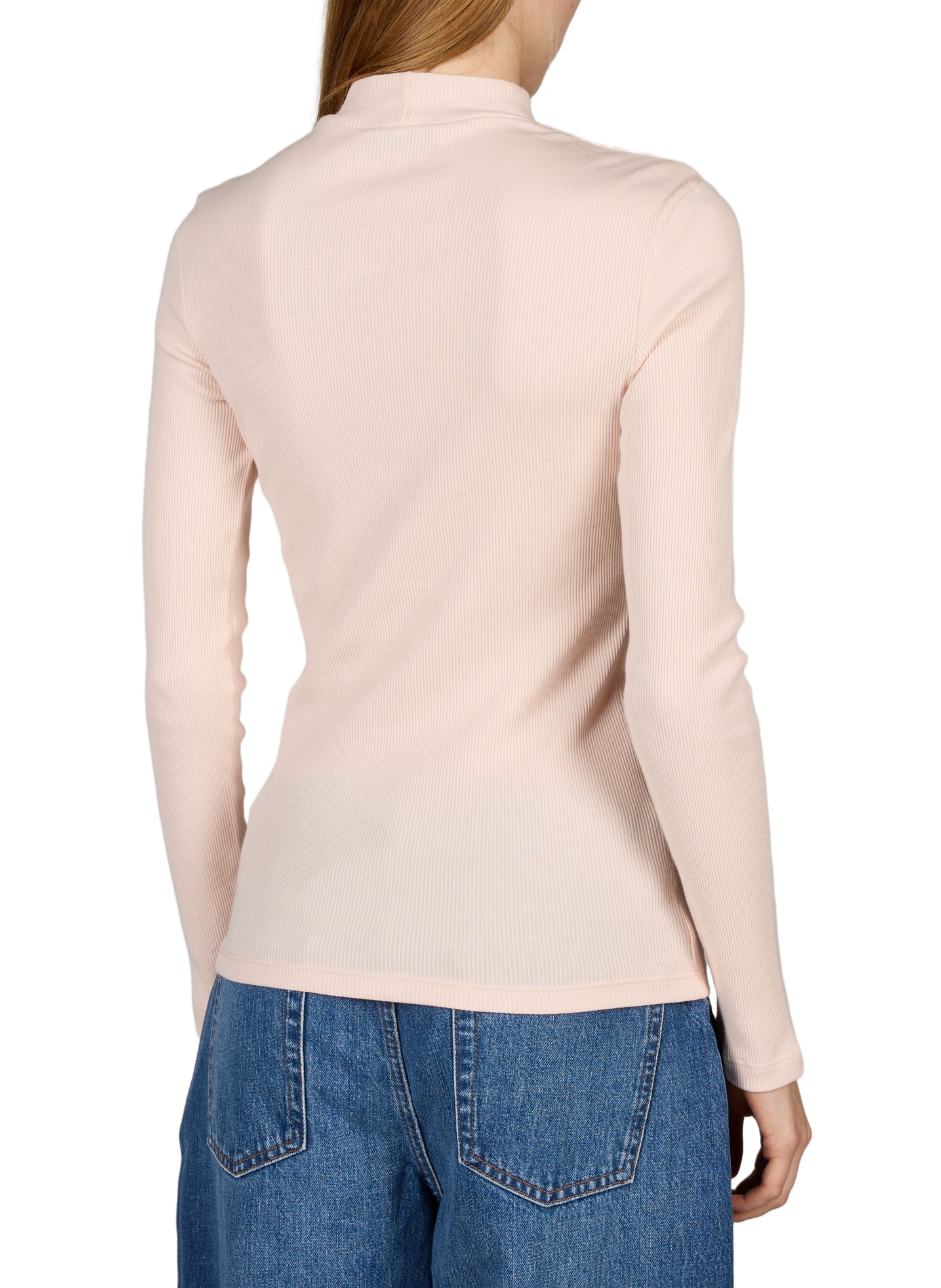 Pullover mit Stehkragen aus Baumwolle LACOSTE Beige