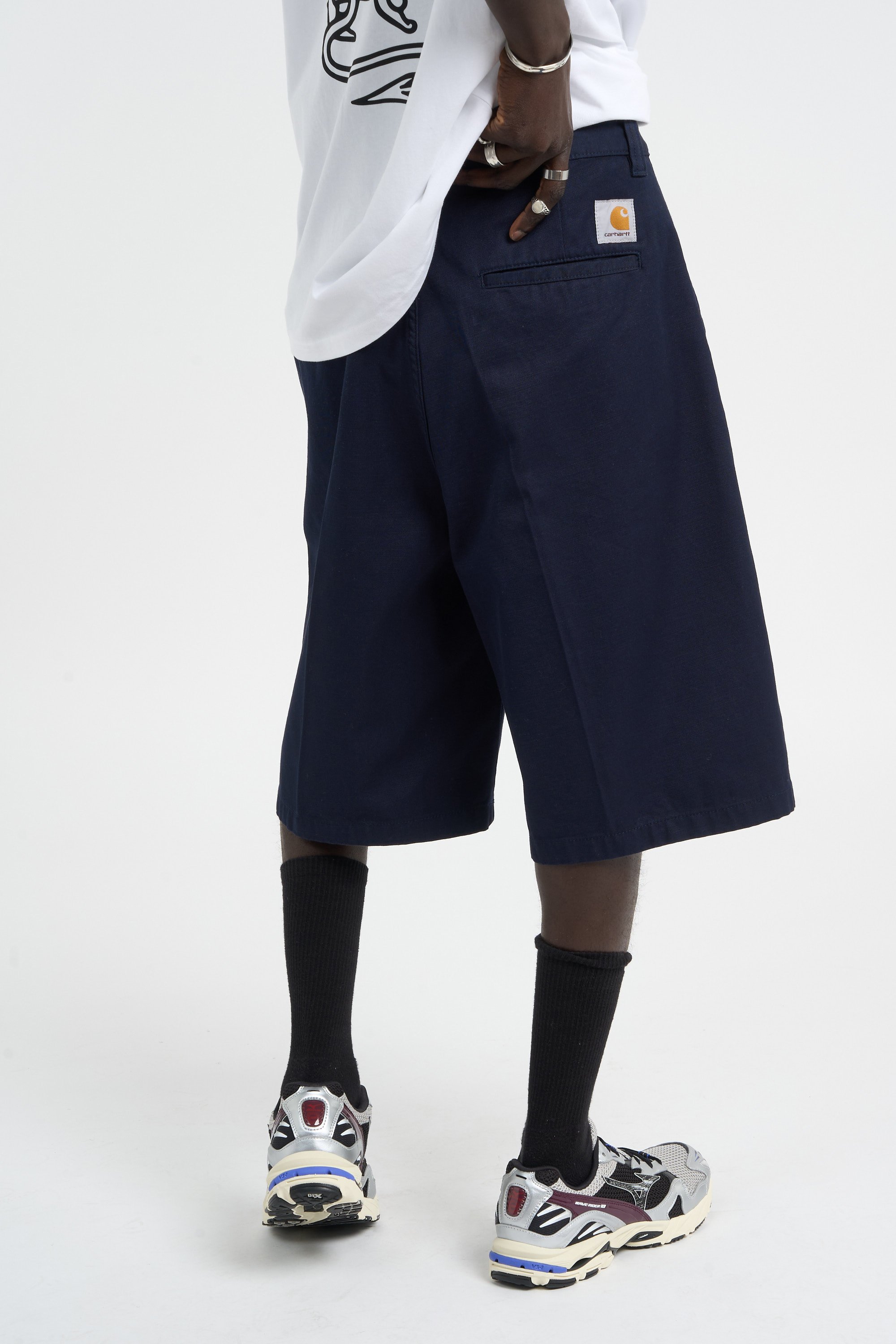 Short brader CARHARTT WIP Bleu
