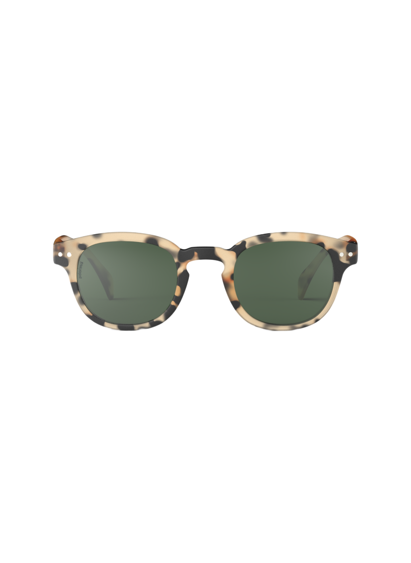 Round tie-dye sunglasses IZIPIZI Brown
