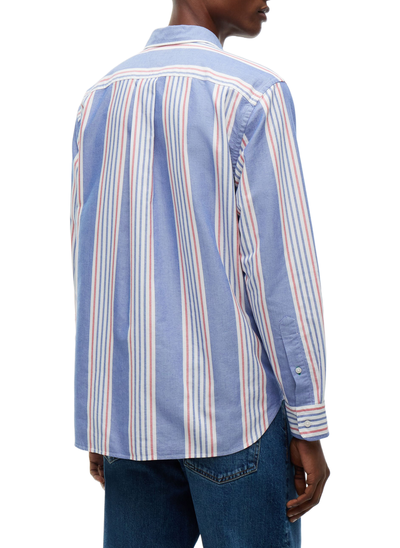 Langarmhemd mit Streifen aus Baumwolle TOMMY HILFIGER Mehrfarbig