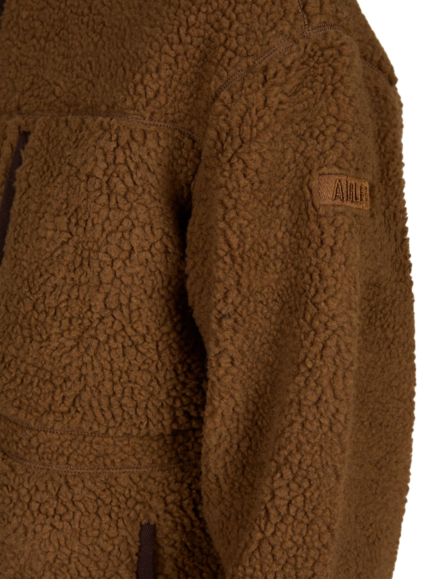 Oversized high-neck jacket AIGLE Brown