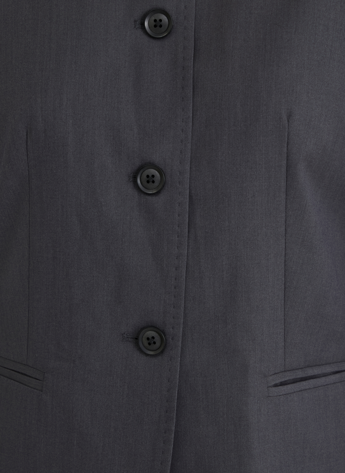 Blazer cintré uni ROUGE EDIT Gris