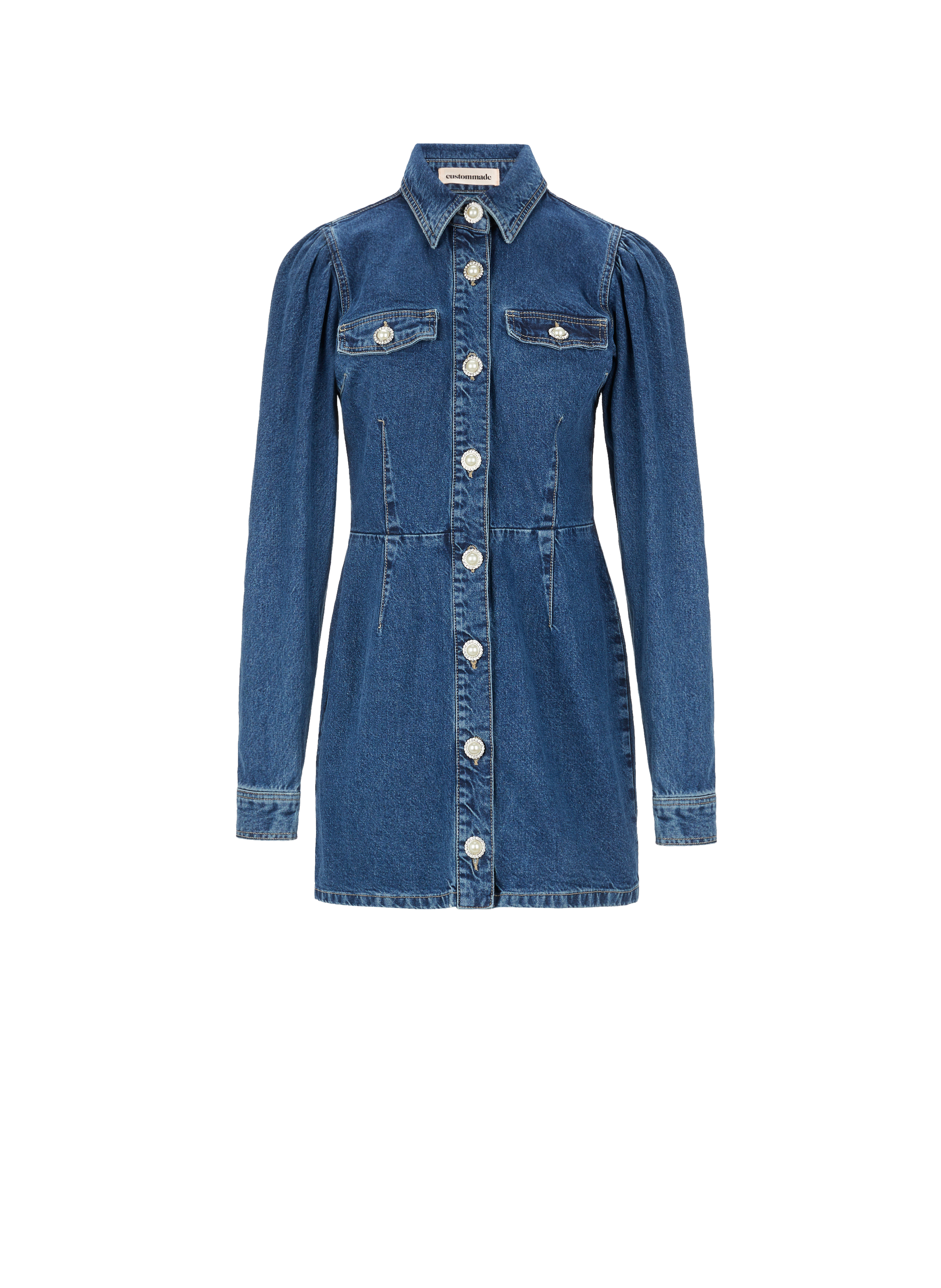 CUSTOMMADE Jeanskleid Blau
