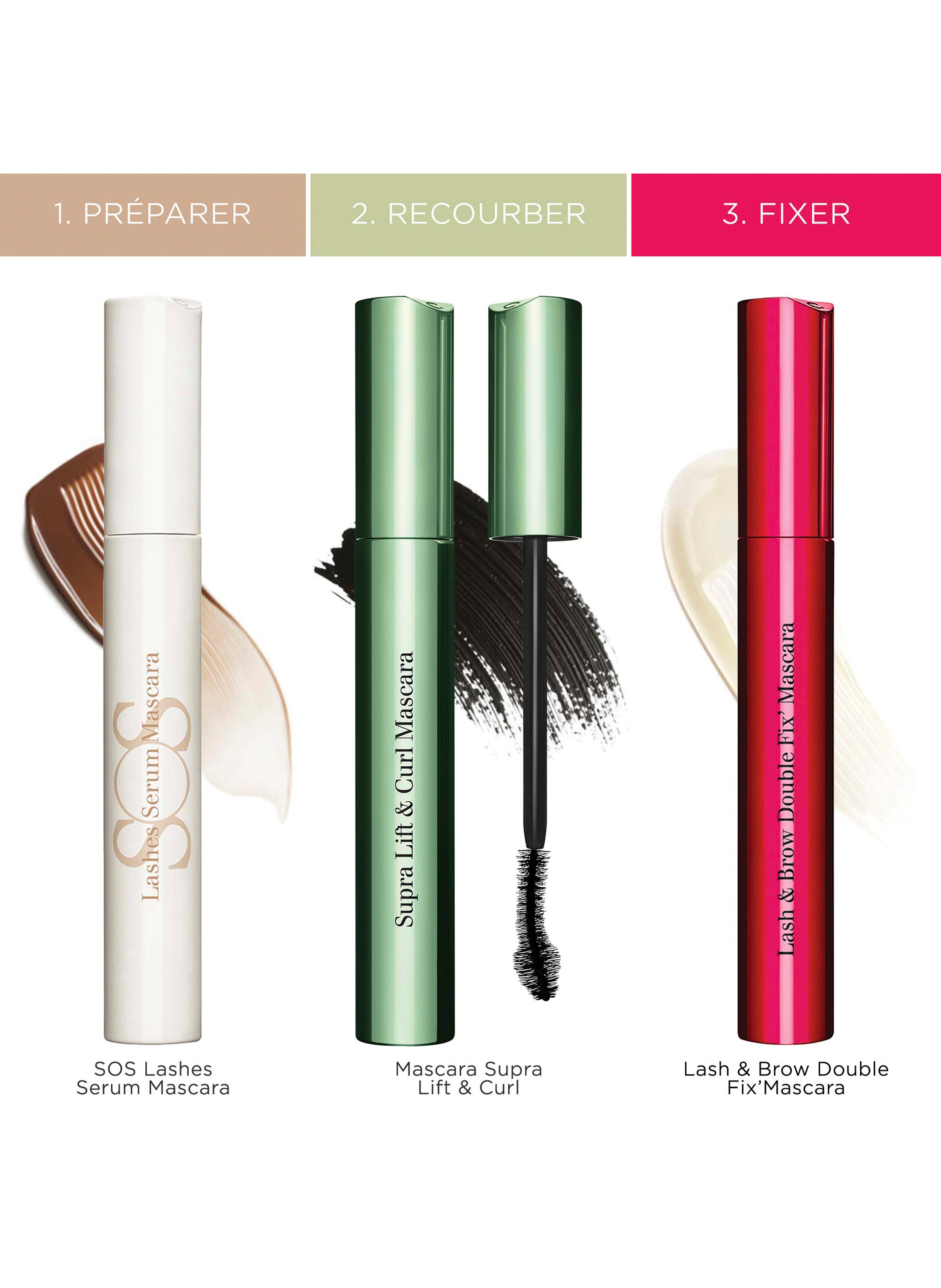 Supra Lift &amp; Curl Mascara CLARINS 01 - intense black