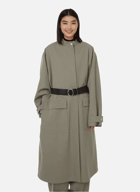 Wool coat jil sander women printemps