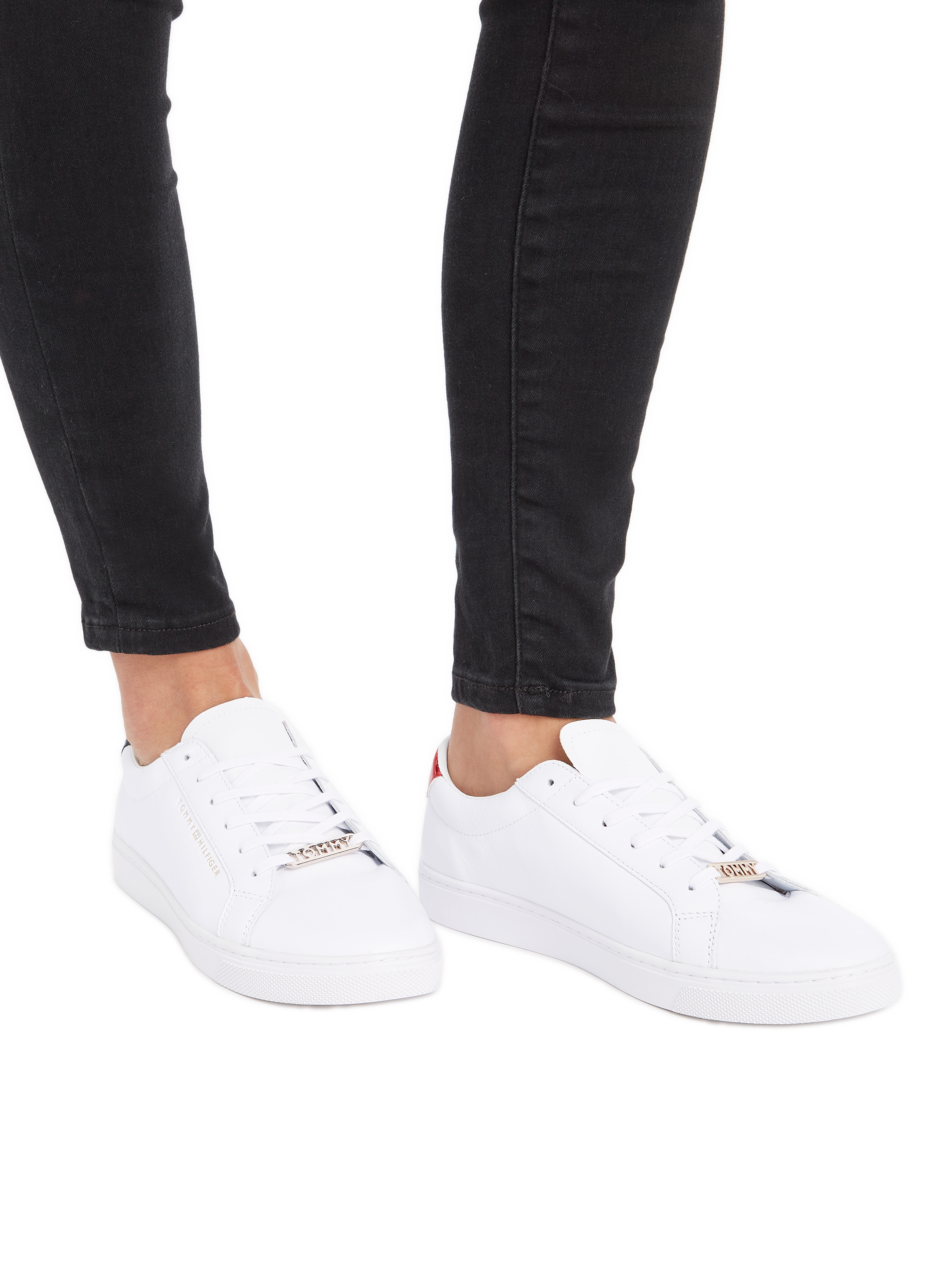 Baskets à logo  TOMMY HILFIGER Blanc