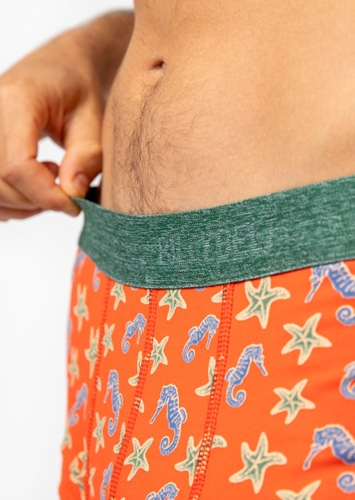 Boxer en coton biologique BILLYBELT Rouge