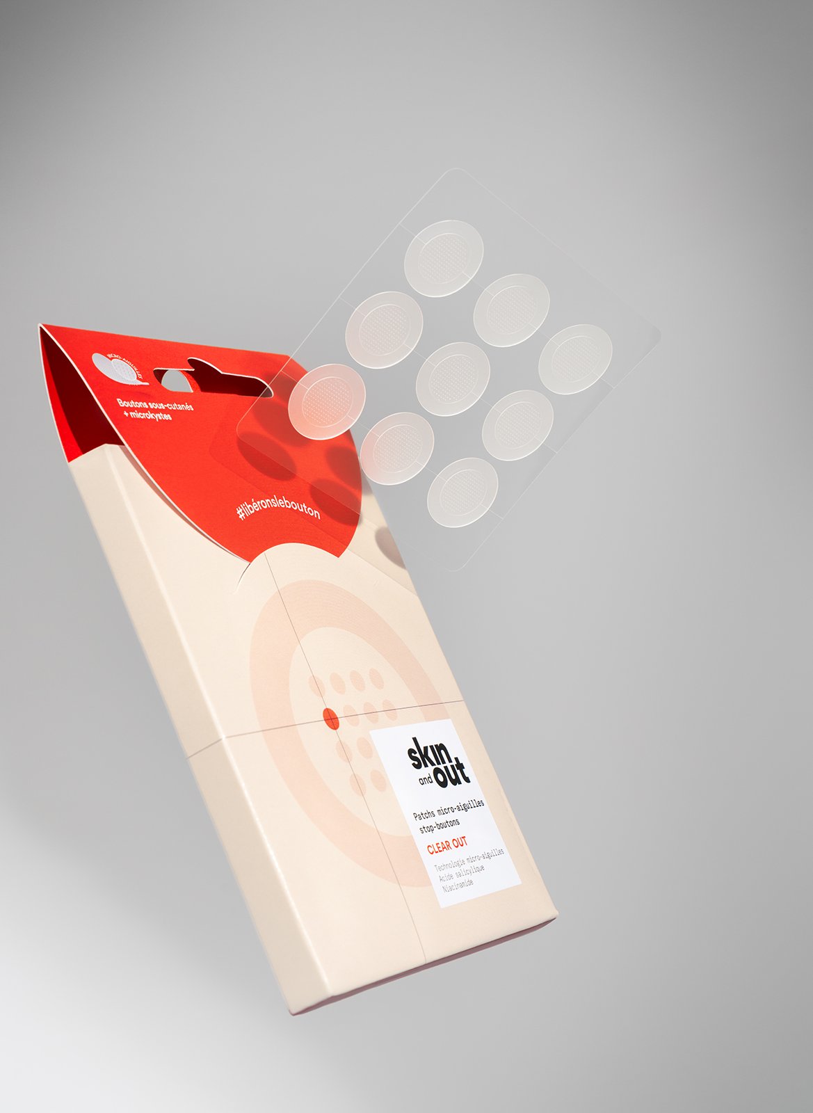 Clear out - Patchs micro-aiguilles SKIN &amp; OUT No color