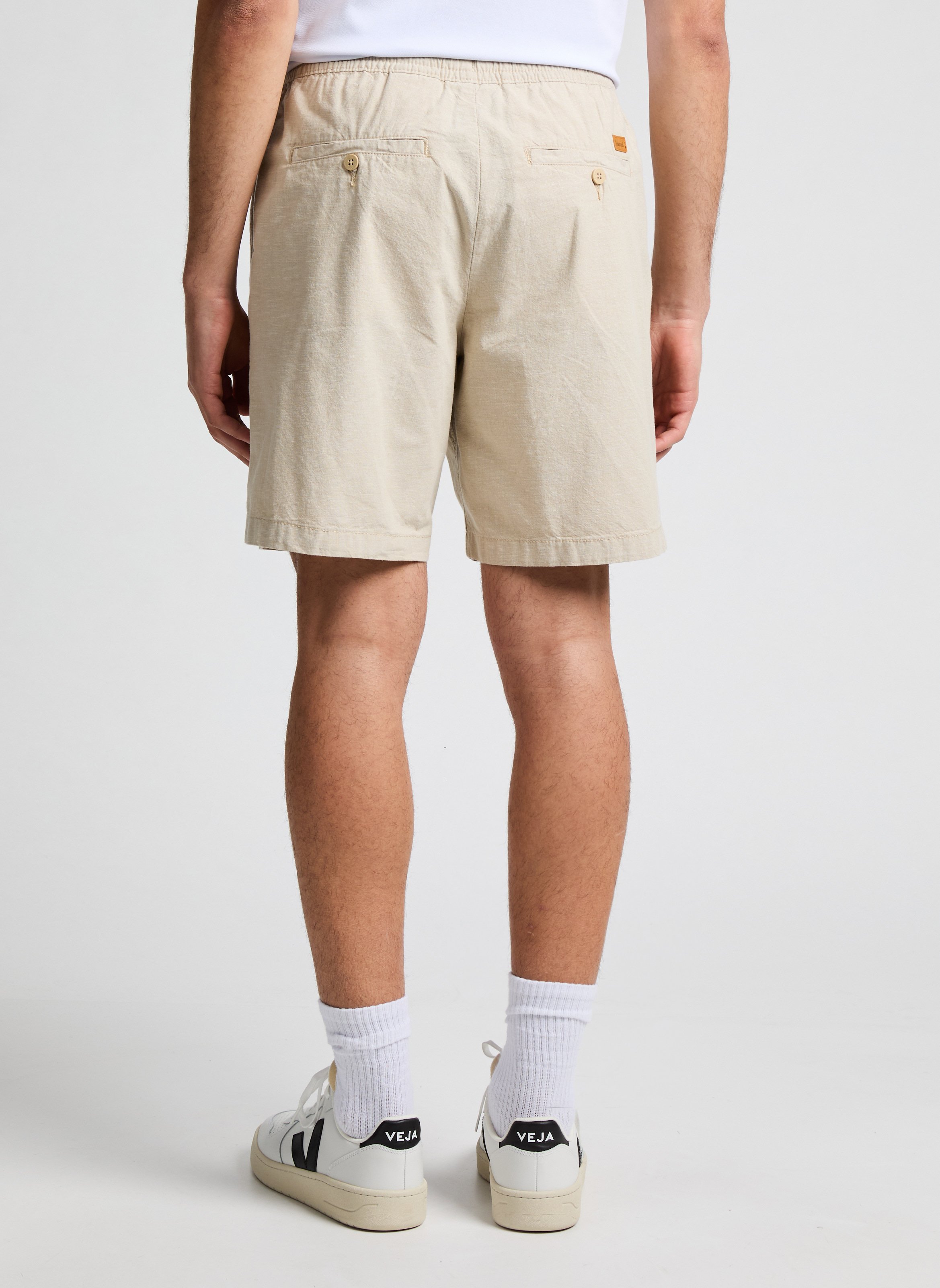 Short en coton TIMBERLAND Beige