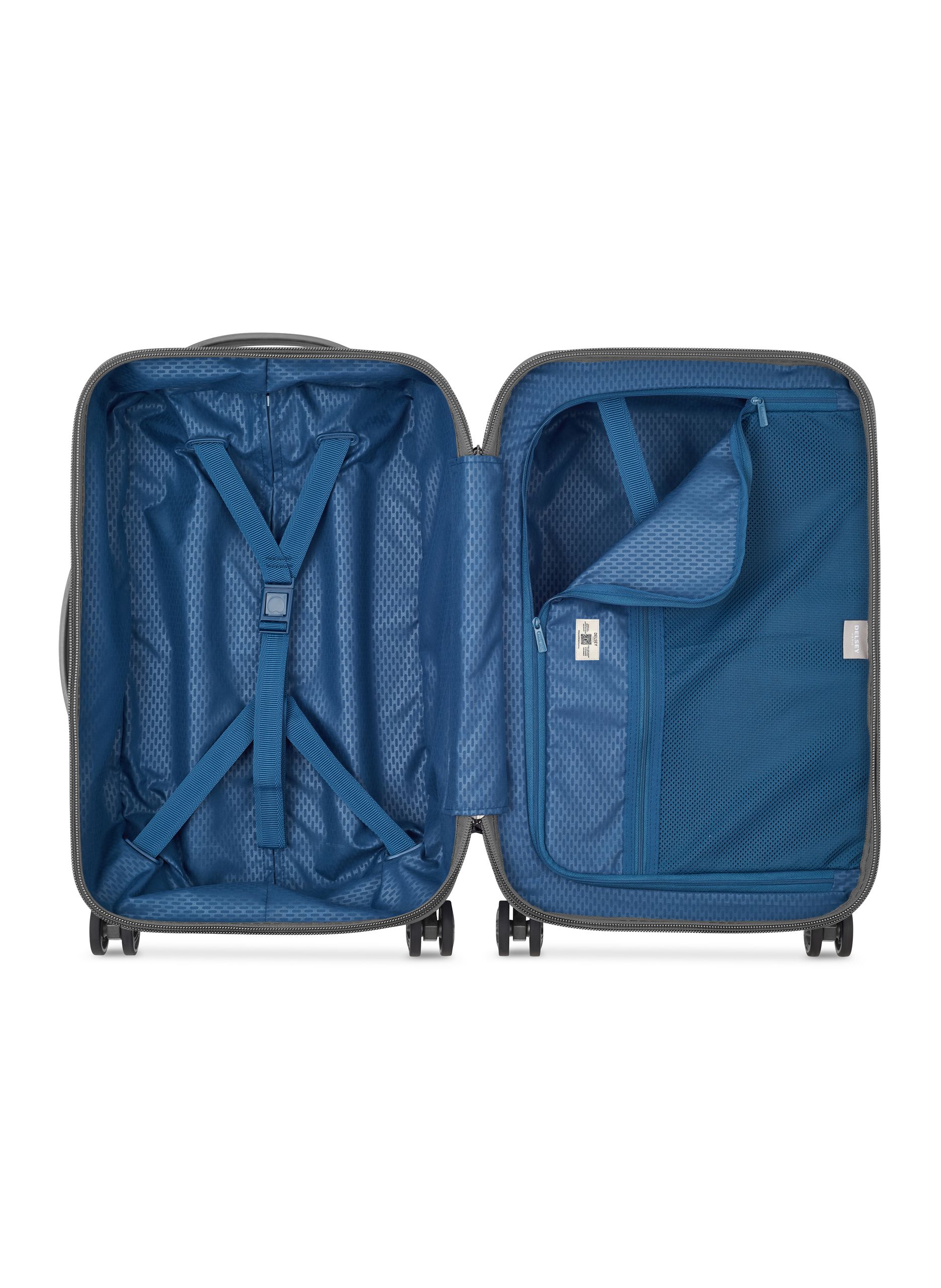 Valise cabine rigide taille s - turenne DELSEY PARIS Argent