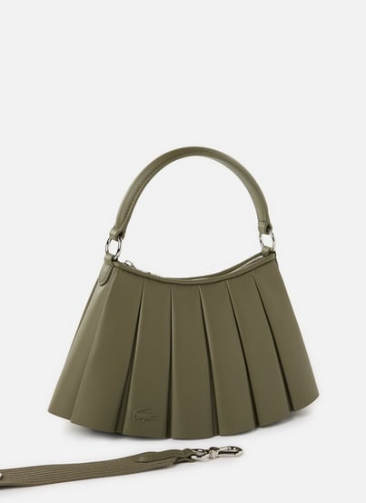 Petit sac Lenglen plissé en cuir LACOSTE Petit sac Lenglen plissé en cuir LACOSTE