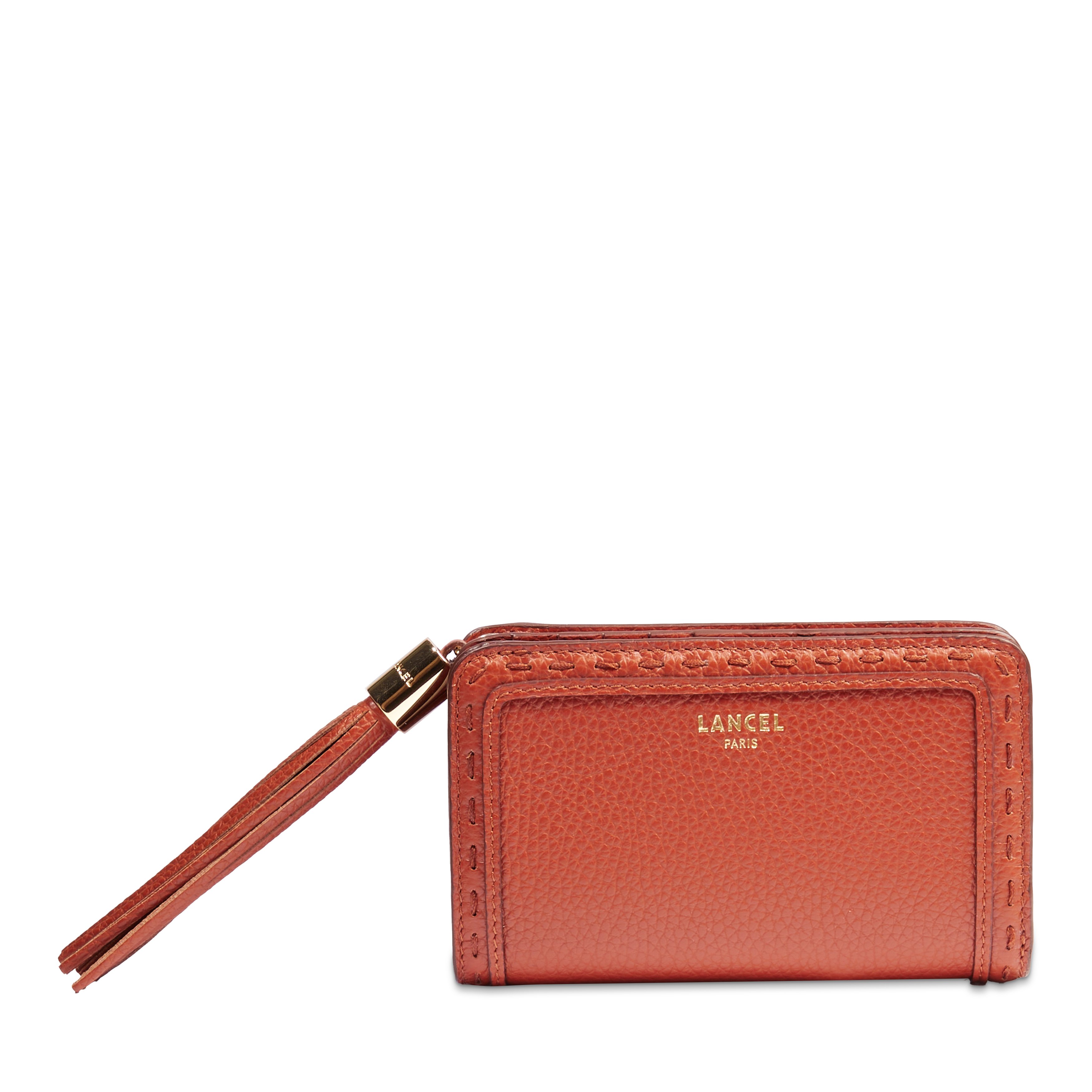 LANCEL Portefeuille rectangulaire compact premier flirt de lancel Rouge