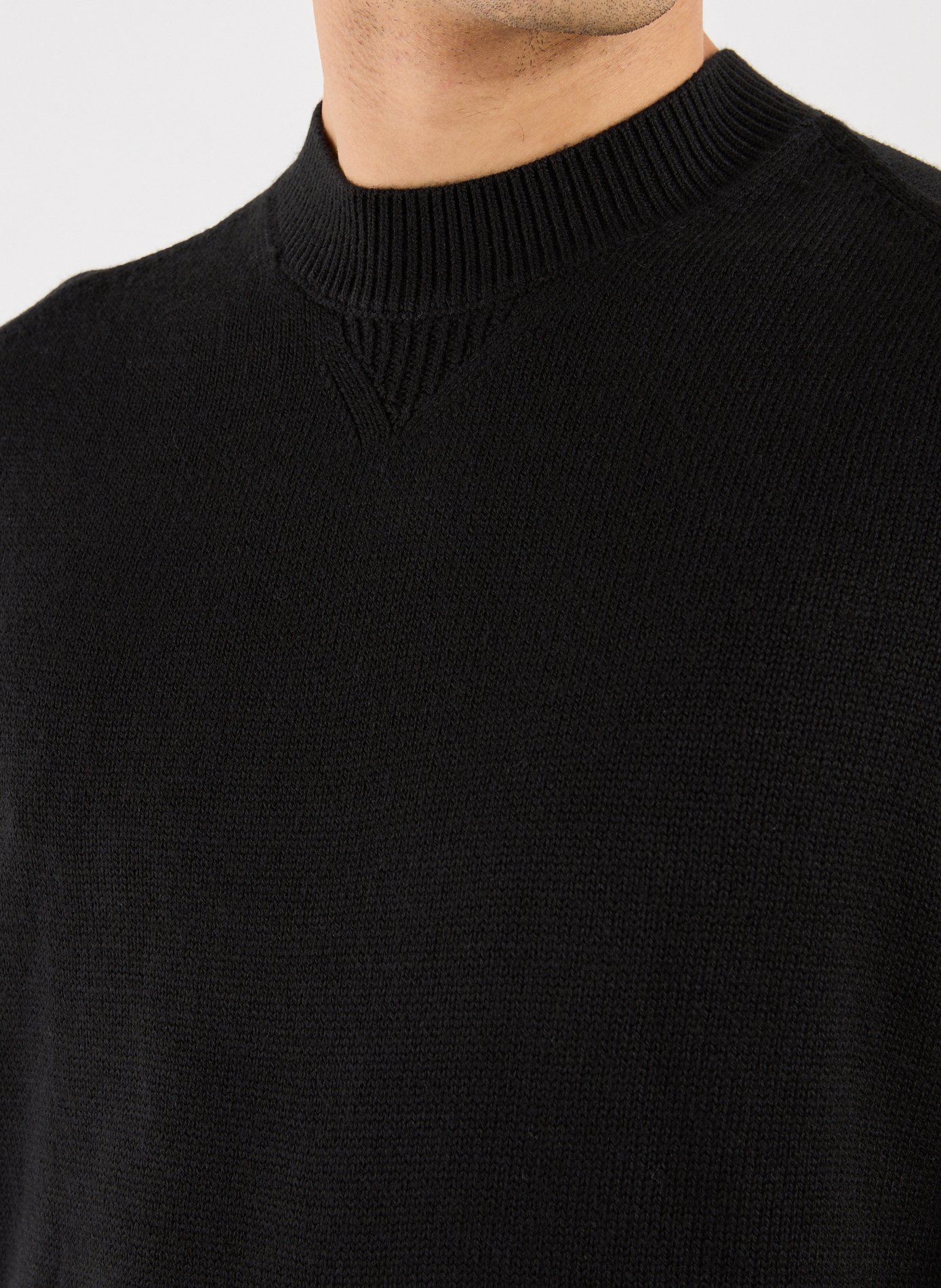 Cotton-blend jumper ARMANI EXCHANGE Black