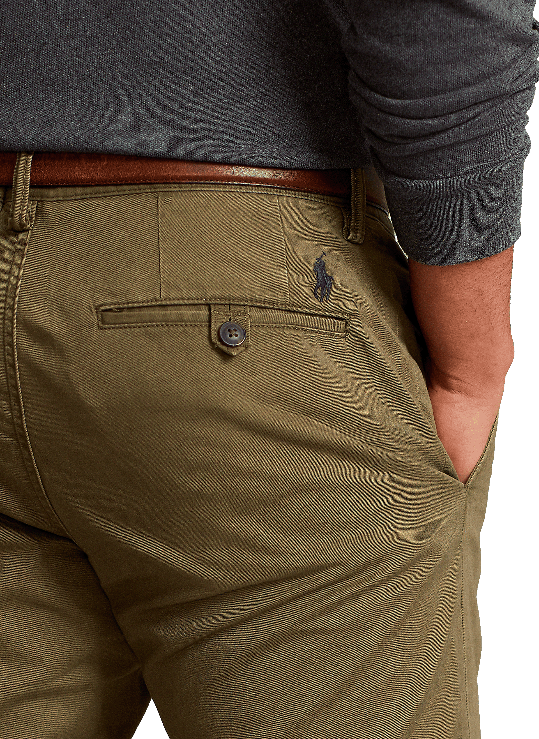 Bedford slim-fit cotton trousers POLO RALPH LAUREN Khaki