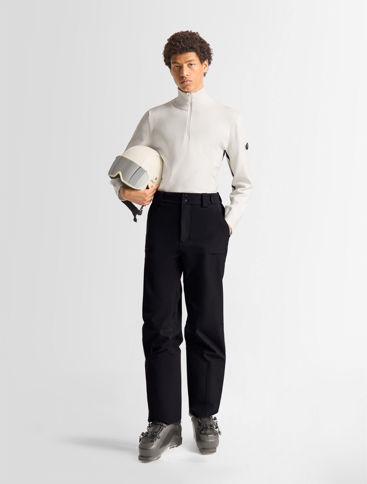 FUSALP Pantalon de ski brakonz coupe regular Noir