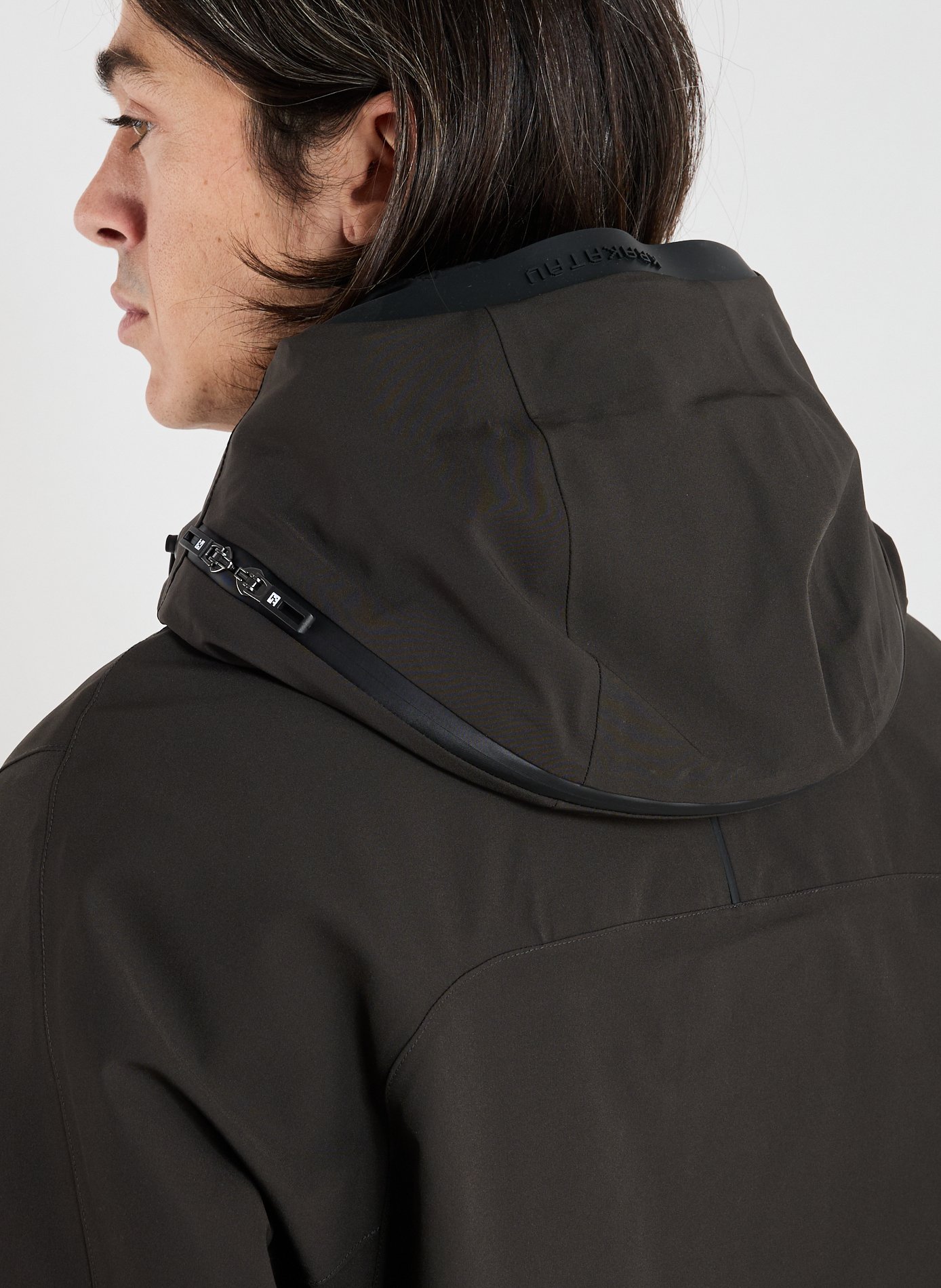 Parka with removable lining and hood KRAKATAU Khaki