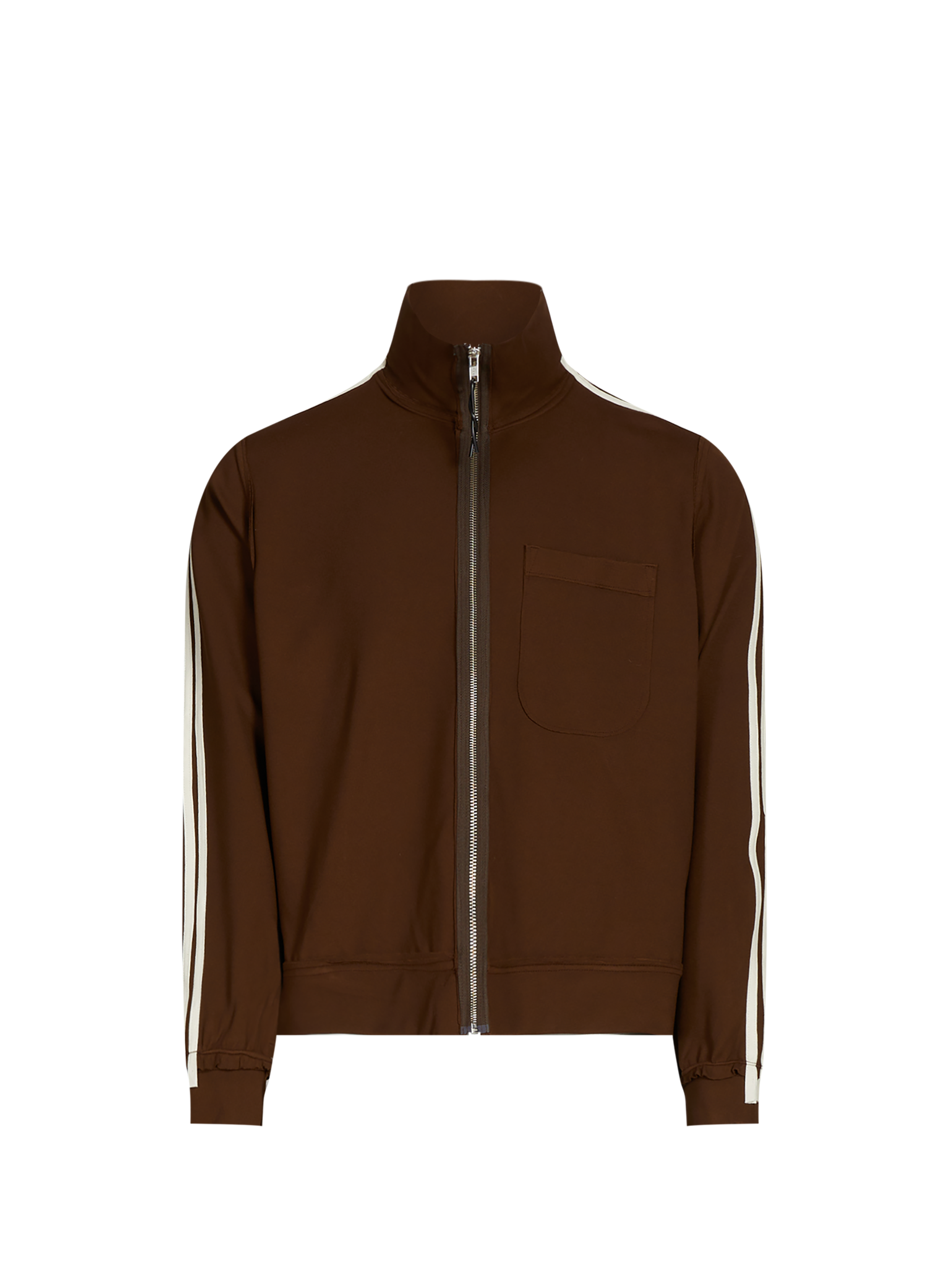 CAMIEL FORTGENS Veste de sûrement à col montant Marron