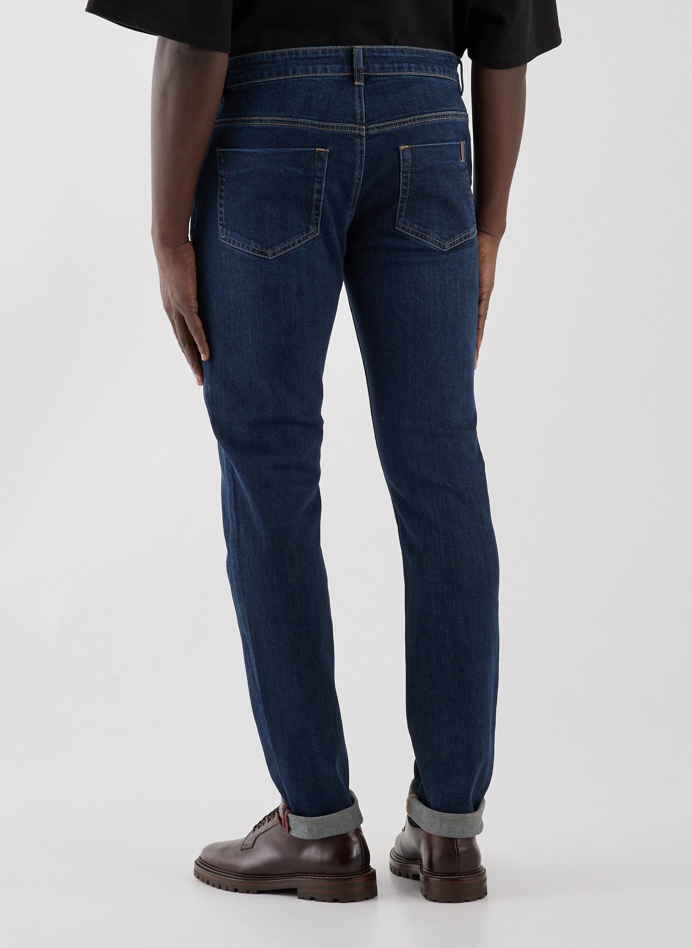 Cotton-blend slim-fit jeans NOTIFY Blue