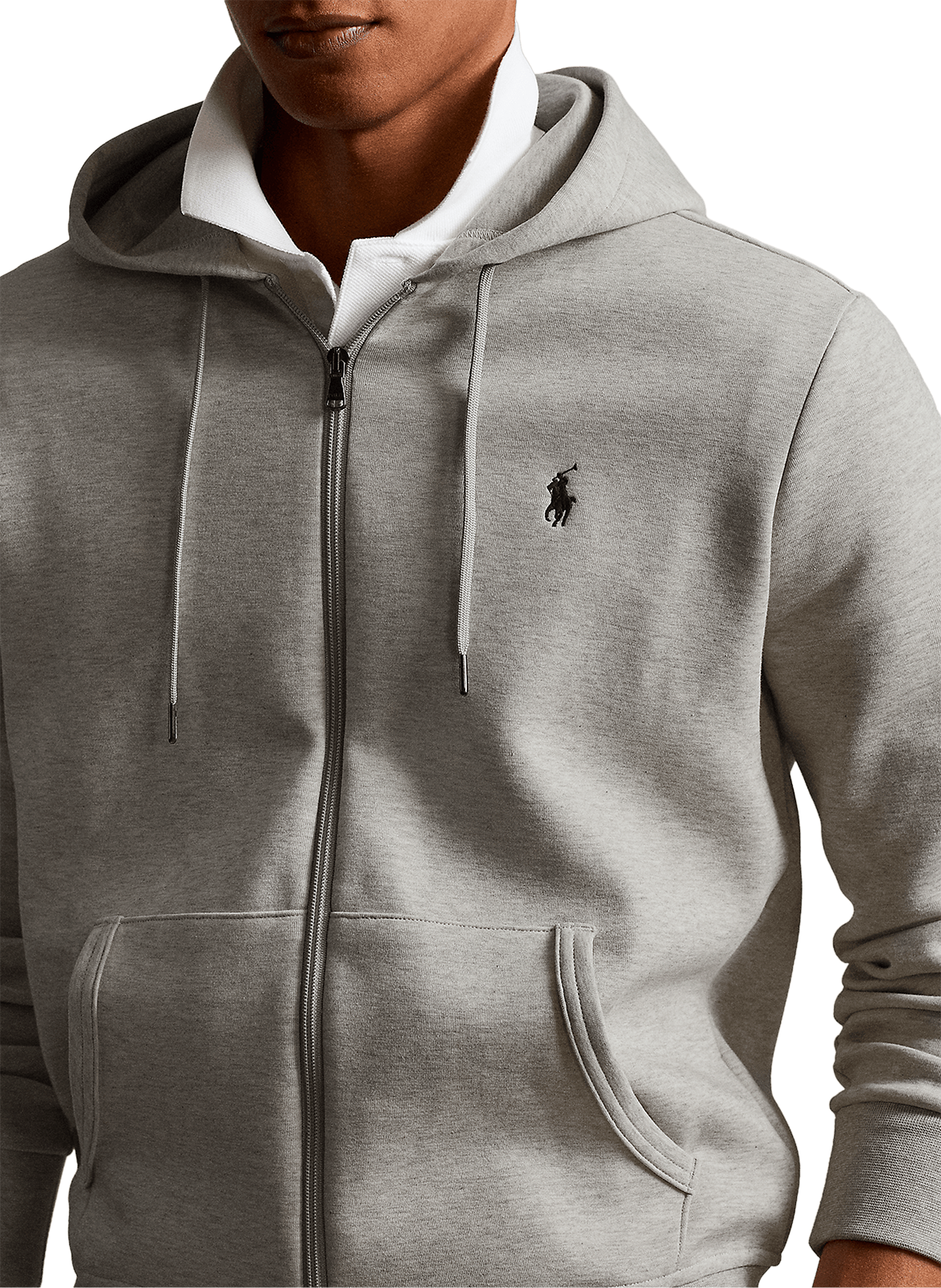 Cotton zip-up hoodie  POLO RALPH LAUREN Grey