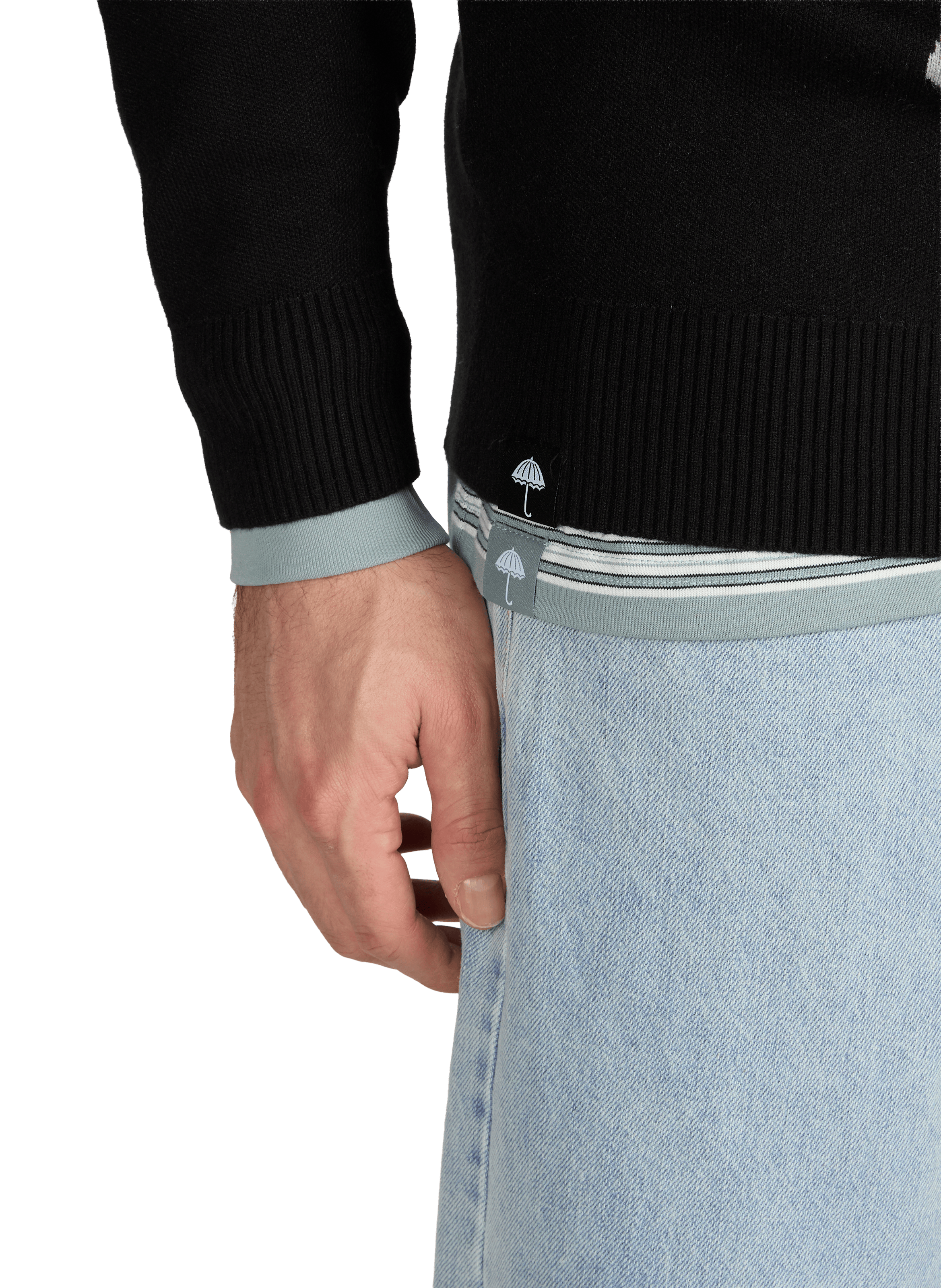 Pull Dieu Grec  HELAS CAPS Noir