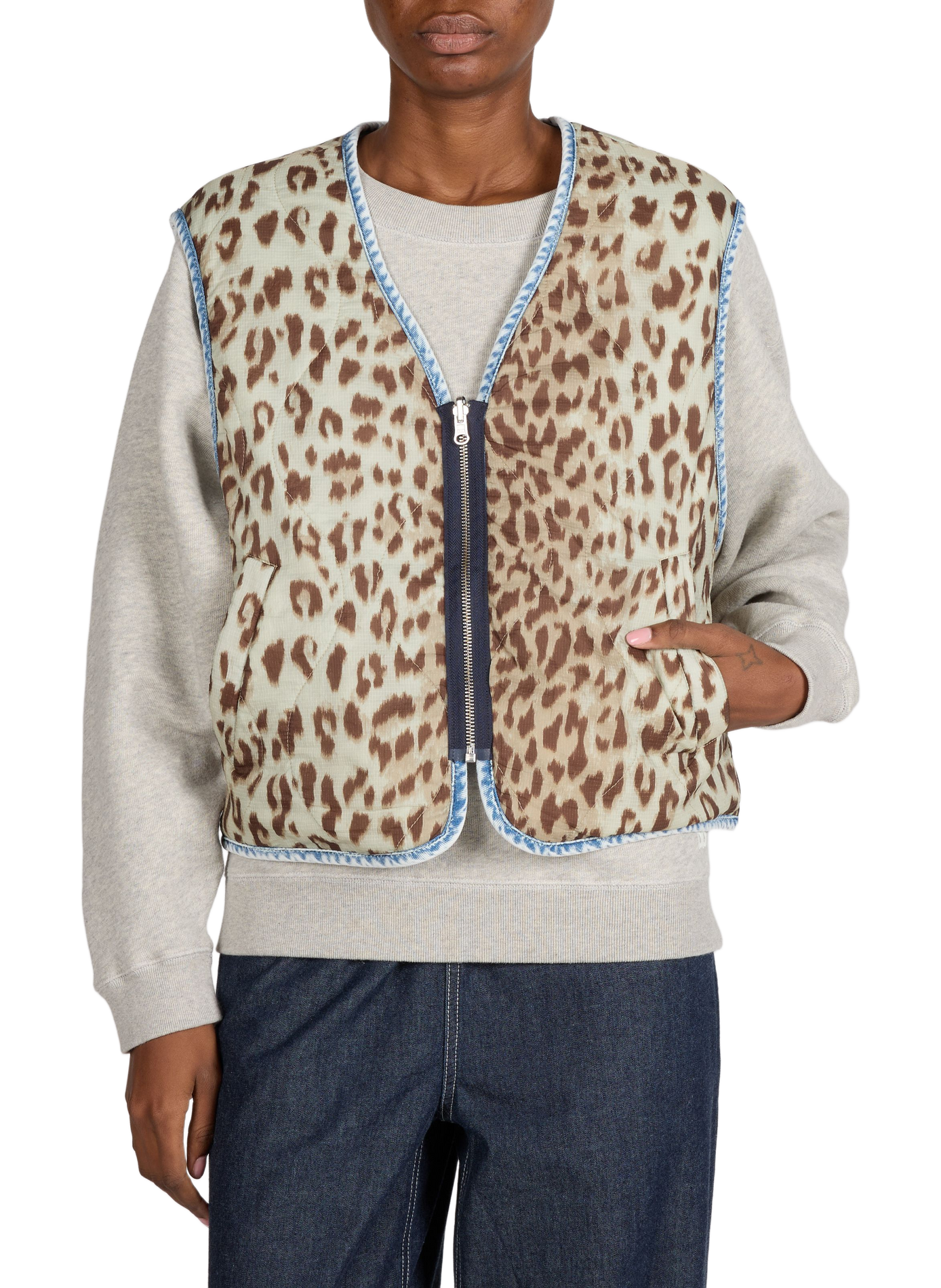 Johannie Sleeveless Vest BELLEROSE Blue