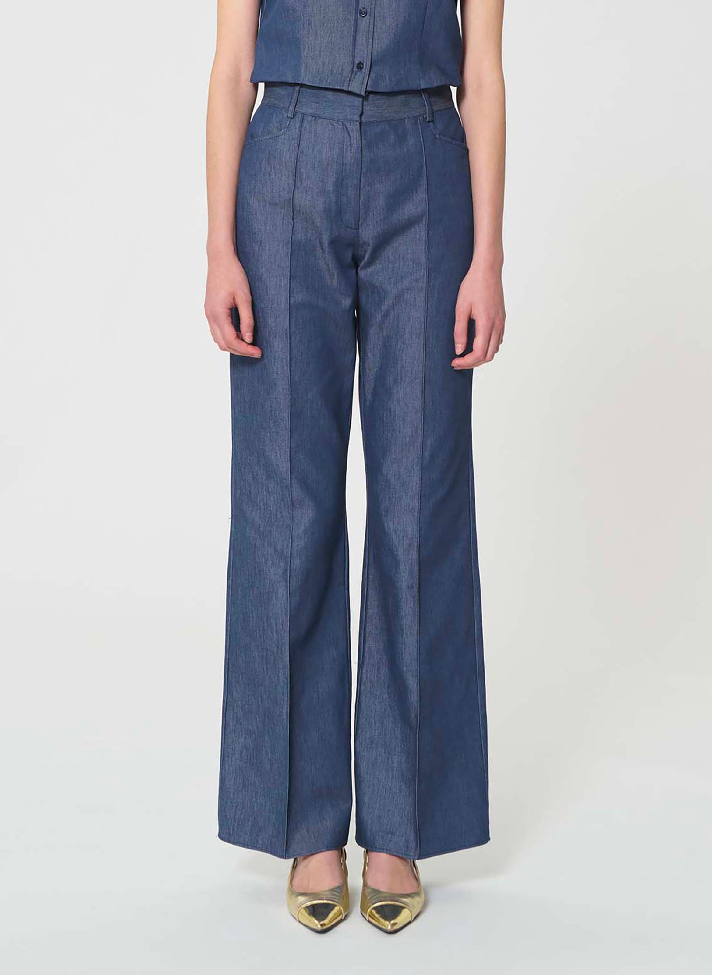 Pantalon premier TARA JARMON Bleu