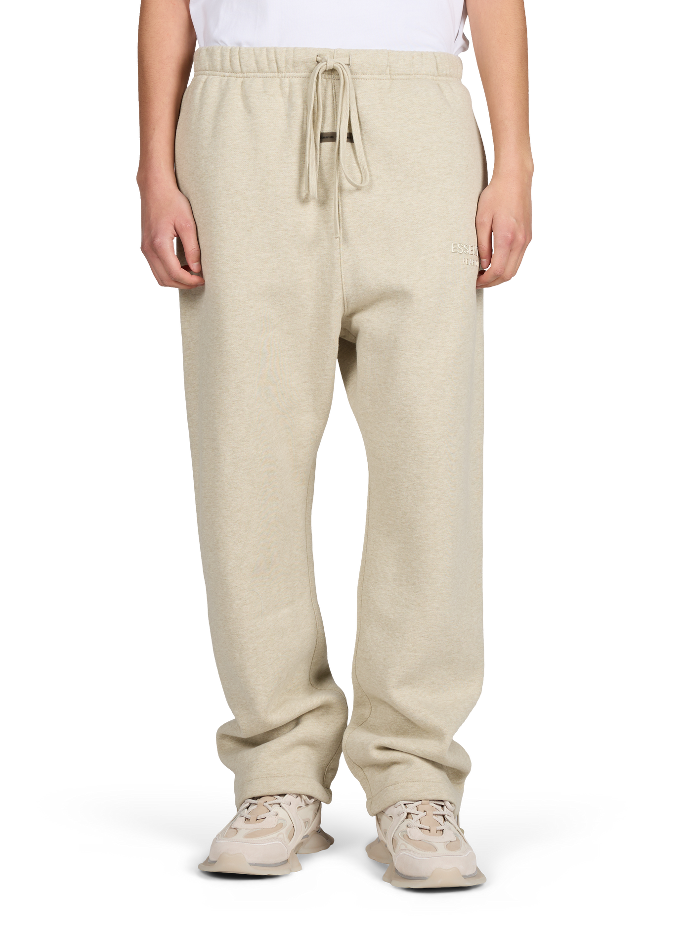 Cotton Mix Jogging Bottoms FEAR OF GOD ESSENTIALS Beige
