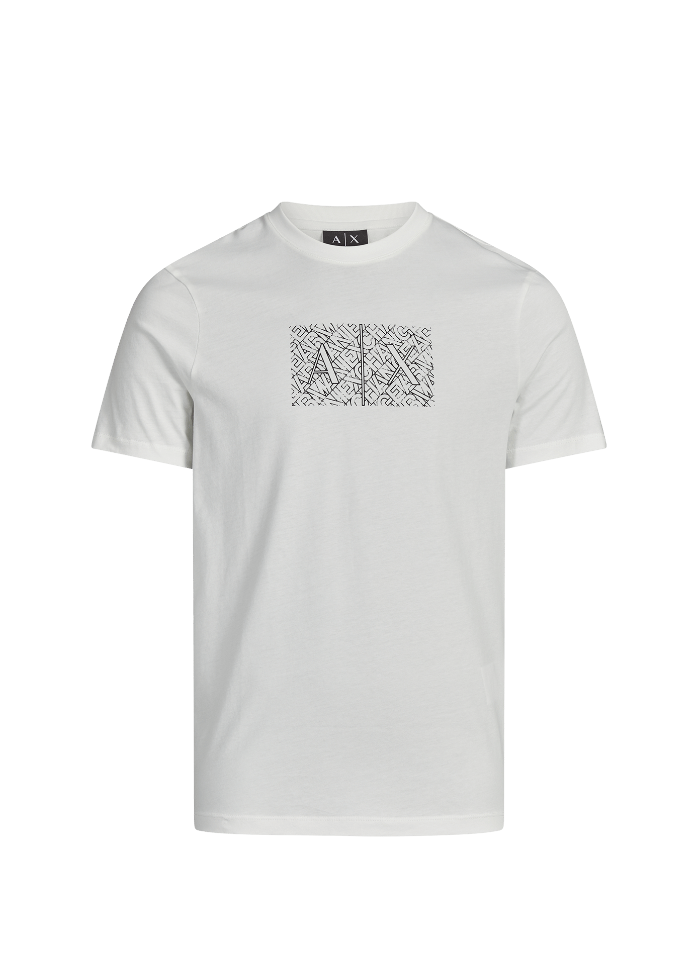 T-shirt imprimé en coton ARMANI EXCHANGE Blanc