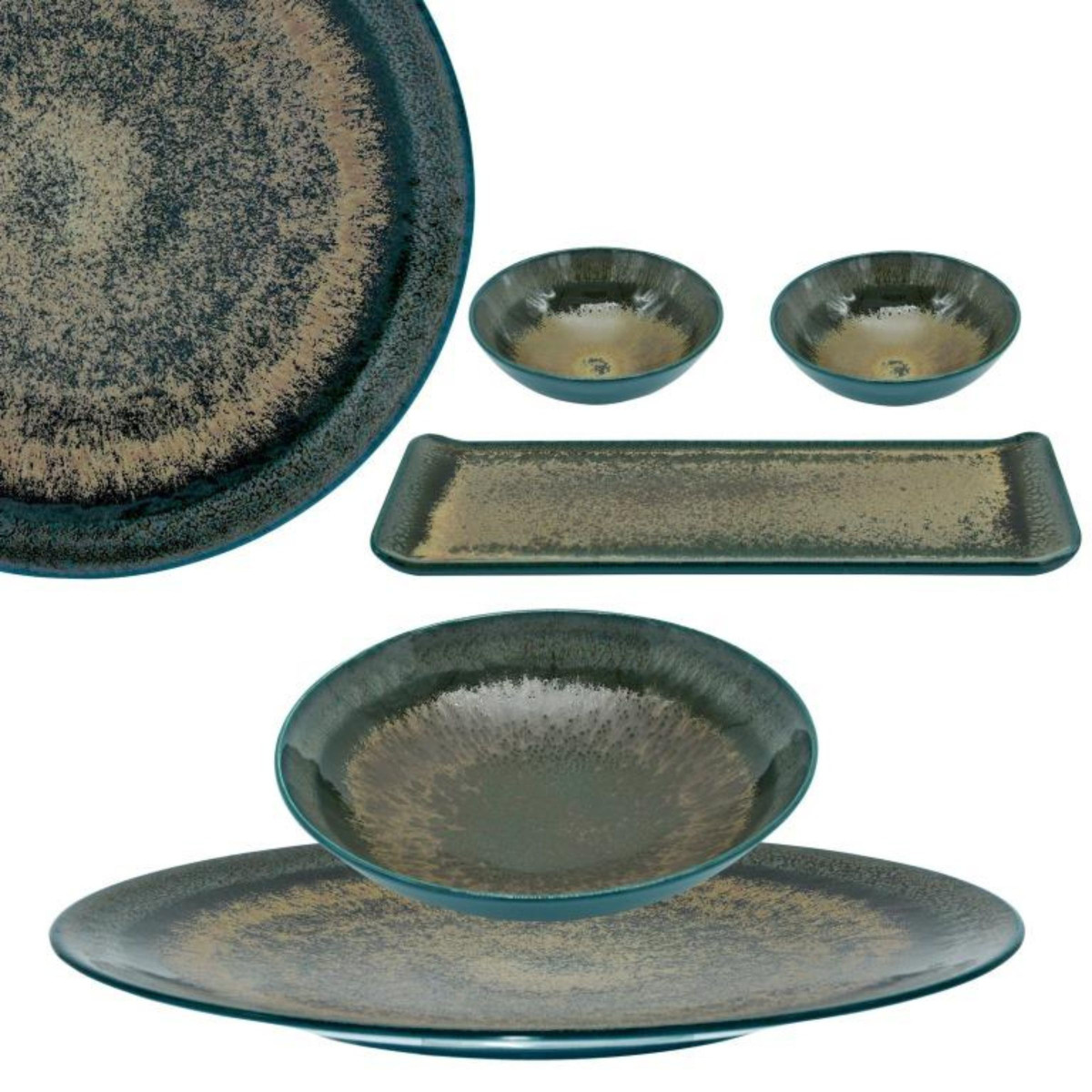 Palazzo - bol japonais 21.5 x 5.5 cm (lot de 6) MEDARD DE NOBLAT Marron