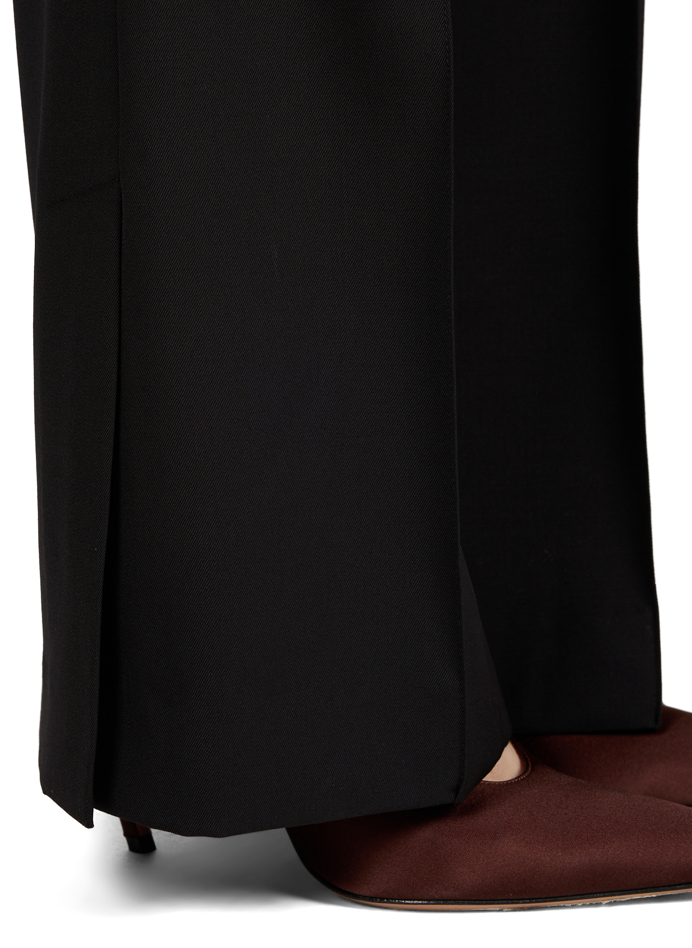 Pantalon large en laine HELMUT LANG Noir