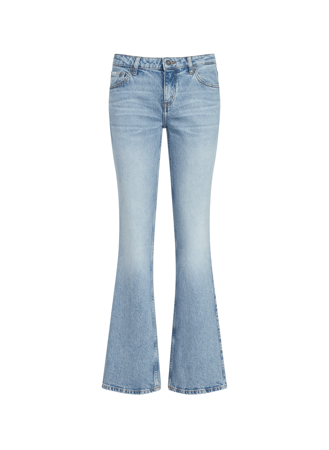 Bootcut jeans in mixed cotton GUESS Blue