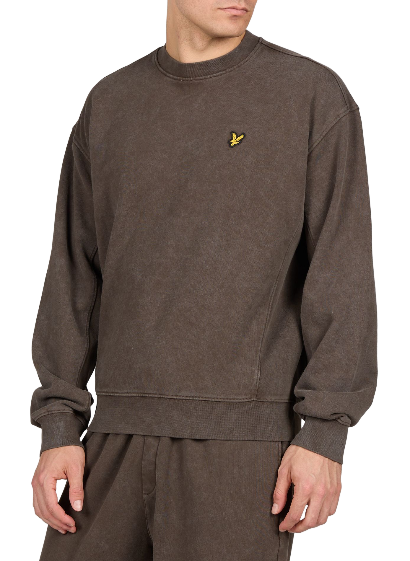 Felpa con logo in cotone LYLE & SCOTT