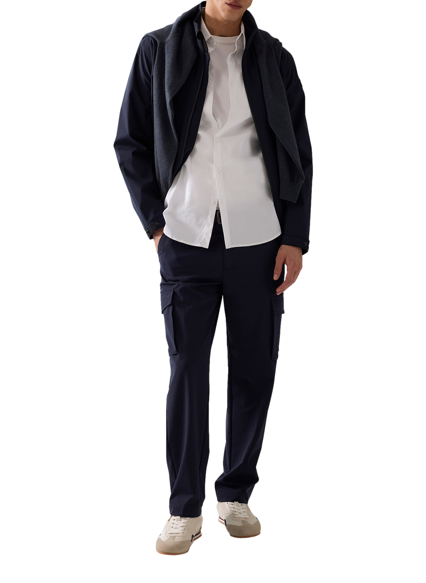 Plain cargo pants GUESS Blue