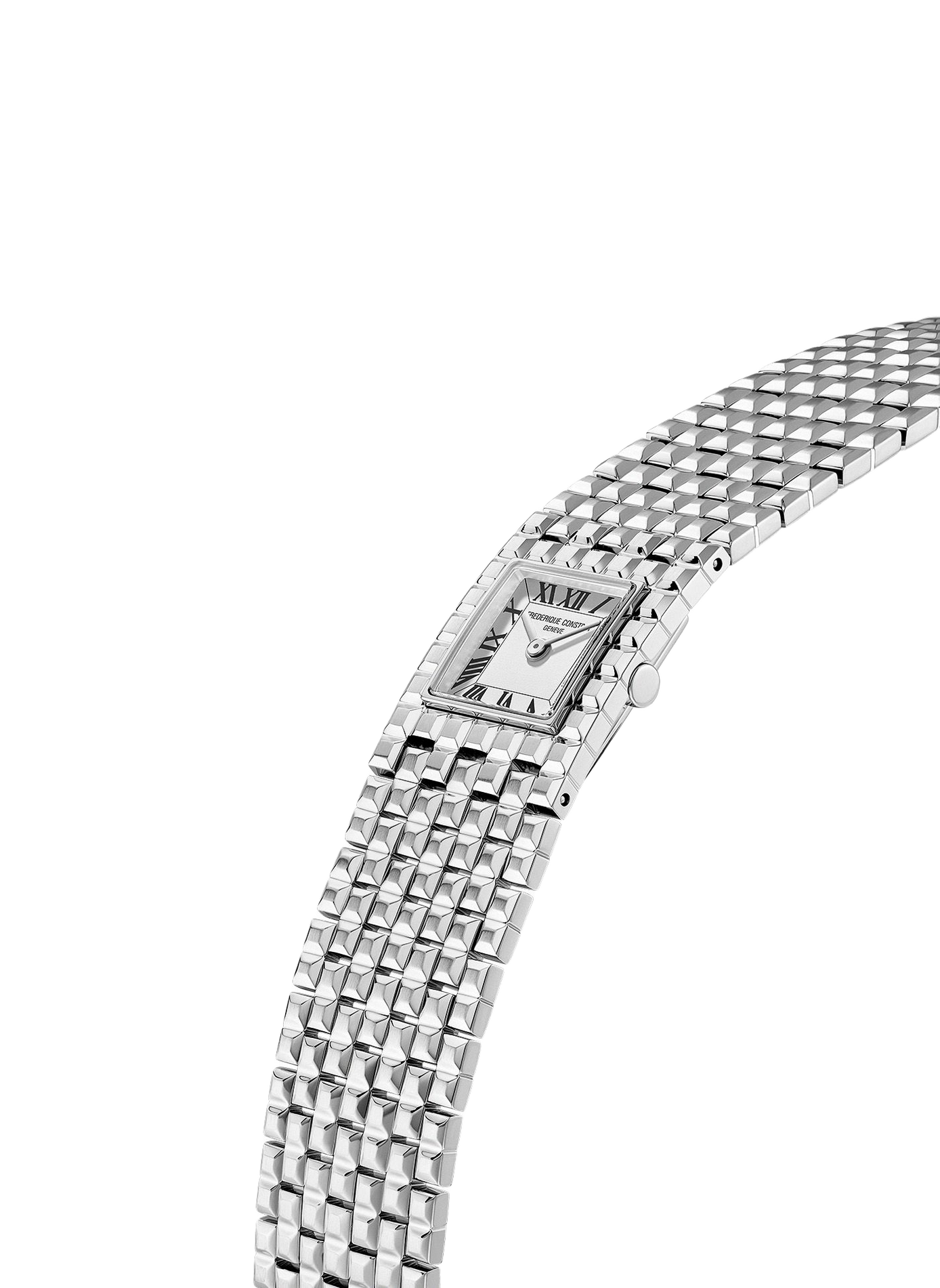 Montre quartz en acier inoxydable FREDERIQUE CONSTANT Blanc