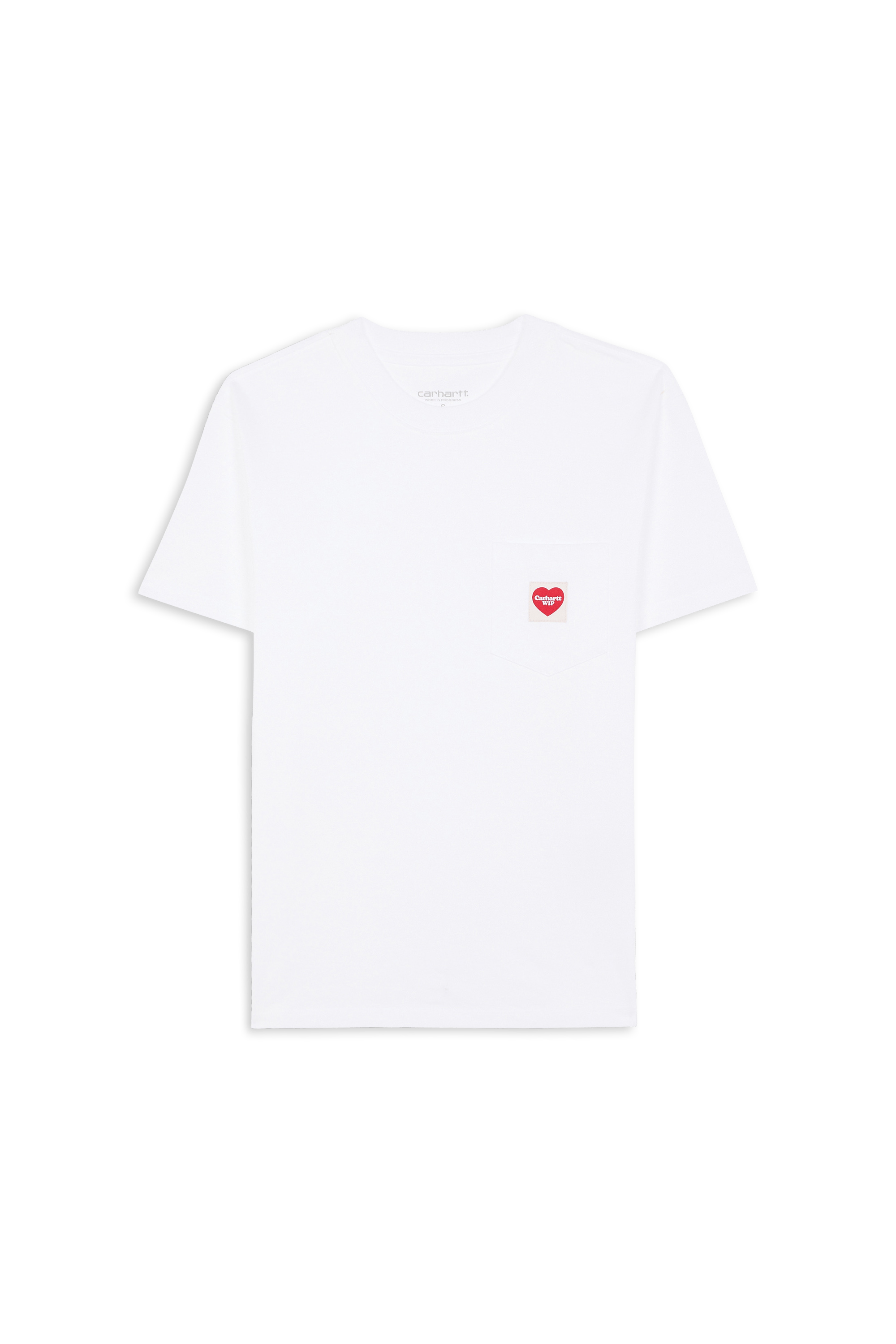T-shirt w' s/s pocket heart t-shirt CARHARTT WIP Blanc