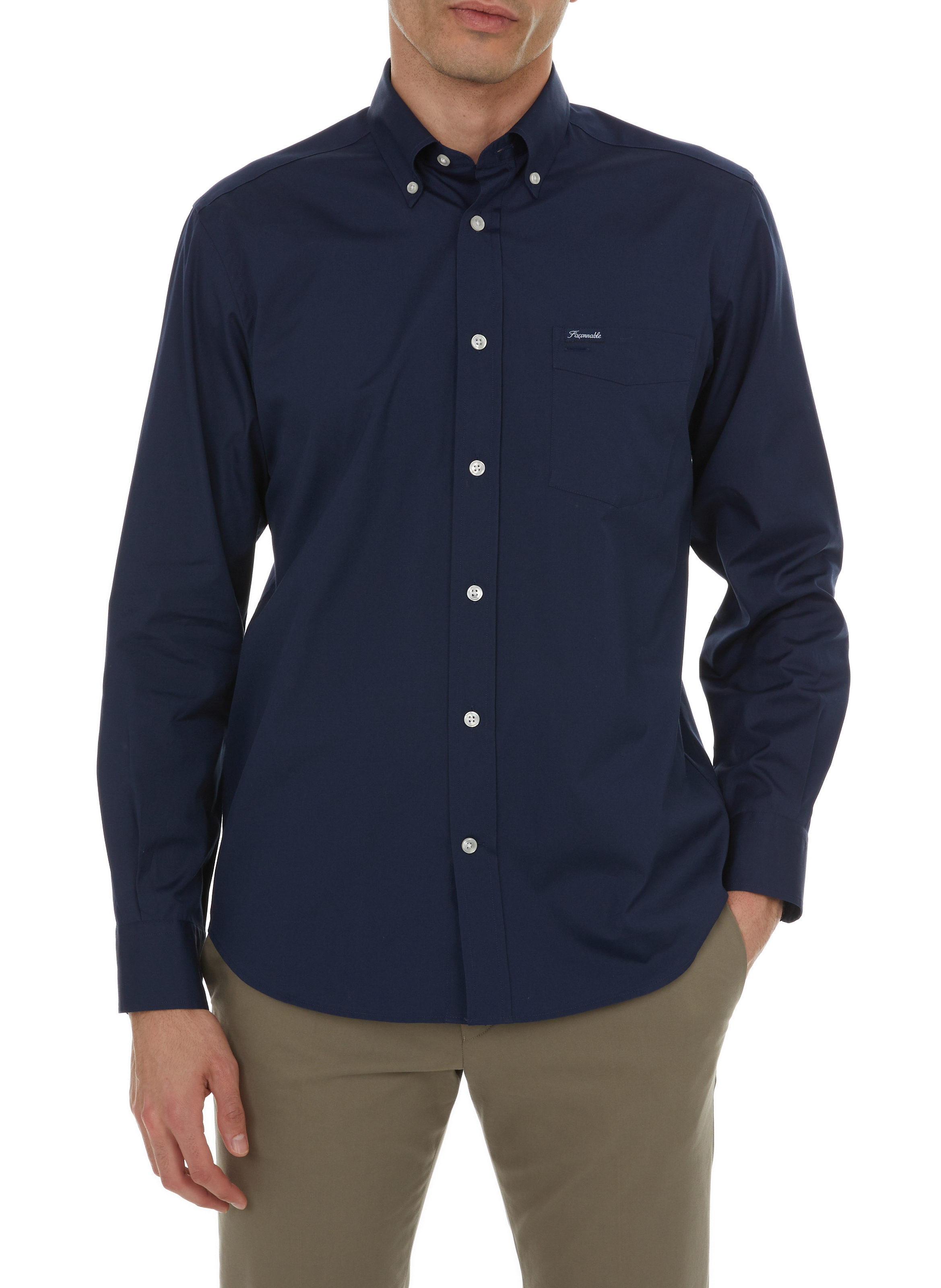 Camicia monocolore FACONNABLE Blu