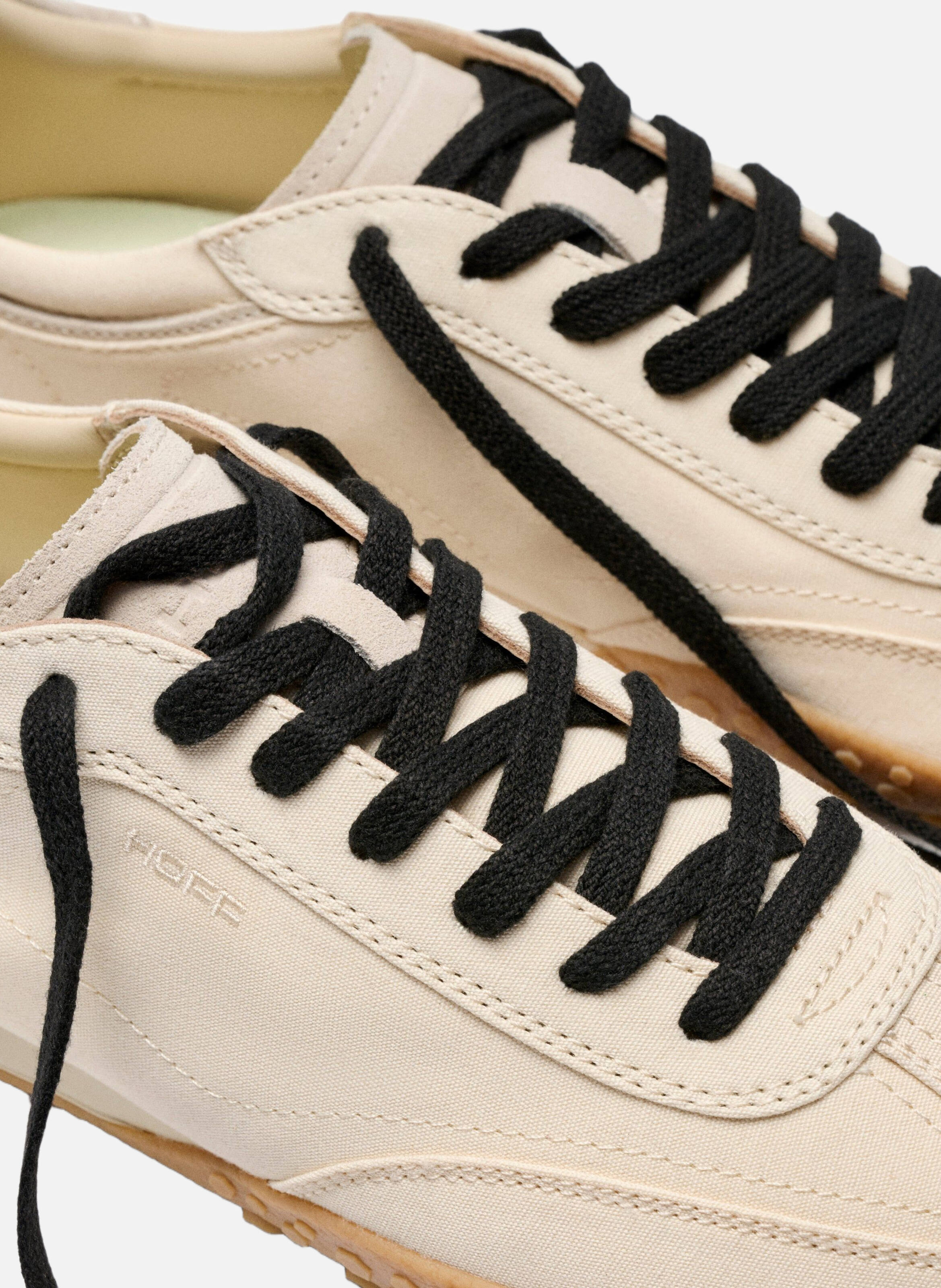 Hoff baskets décontractées bridge canvas off white HOFF Blanc