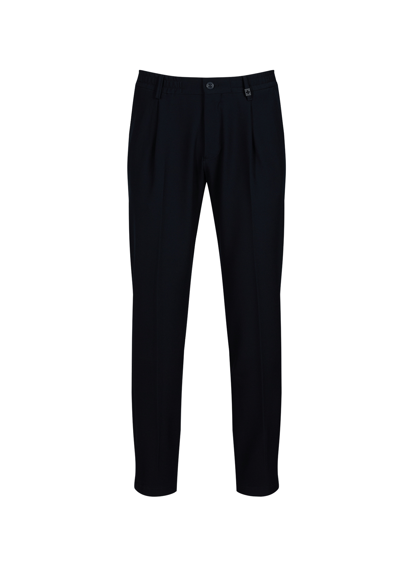Pleated trousers for him in canvas STRELLSON Blue