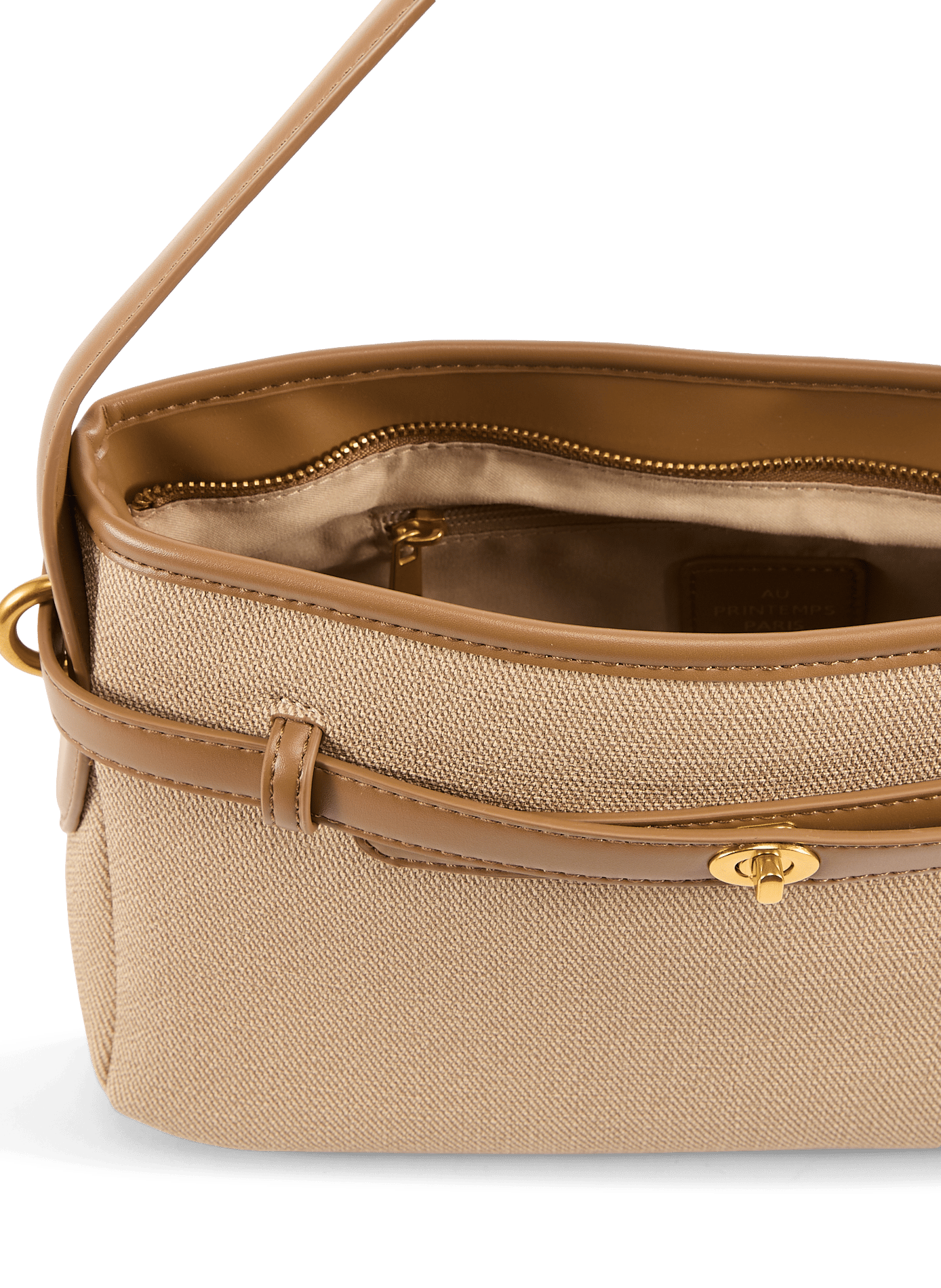 Two-tone belt bag AU PRINTEMPS PARIS Brown