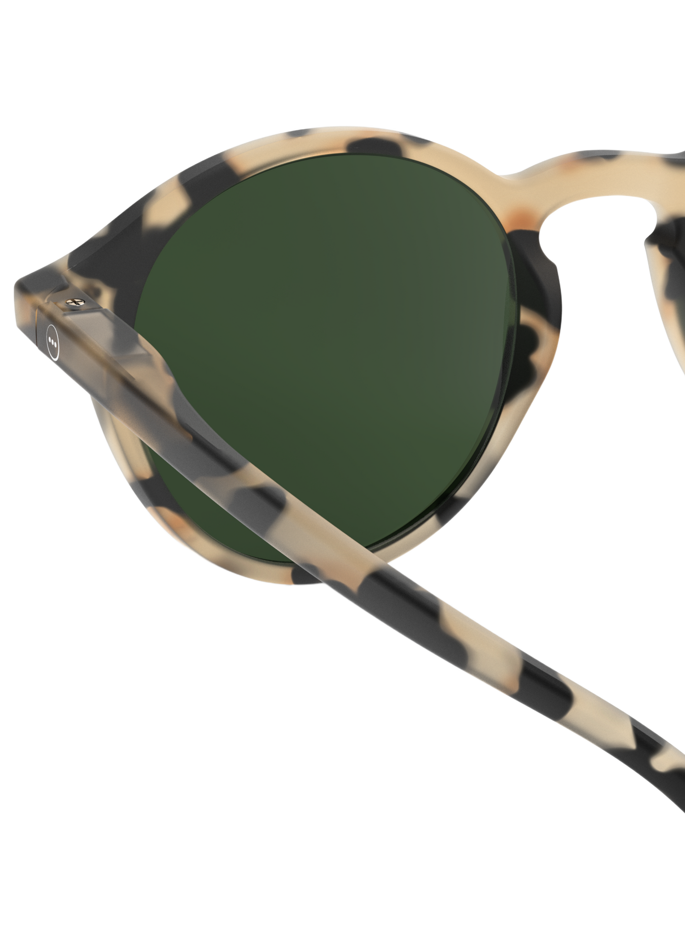 Round tie-dye sunglasses IZIPIZI Brown