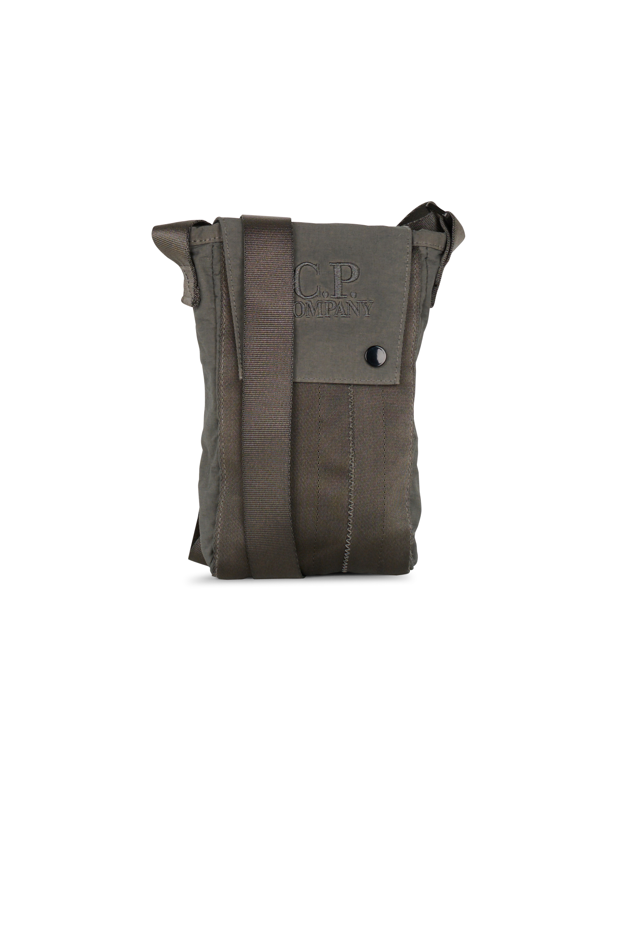 Pochette accessories bag in plain paper touch mixed CP COMPANY Kaki