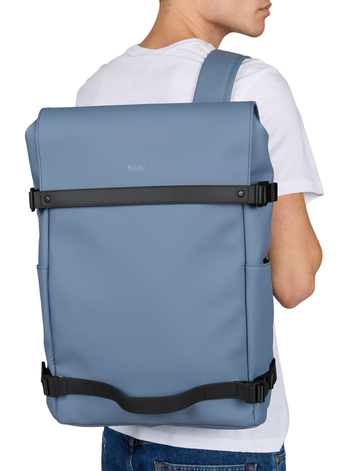 Wasserdichter OTG-Rucksack RAINS Blau